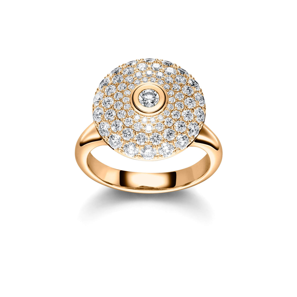 Schaffrath 360 – THREE SIXTY Diamantring - 118_MD001_150_GW (GW) aus Gelbgold mit Diamant