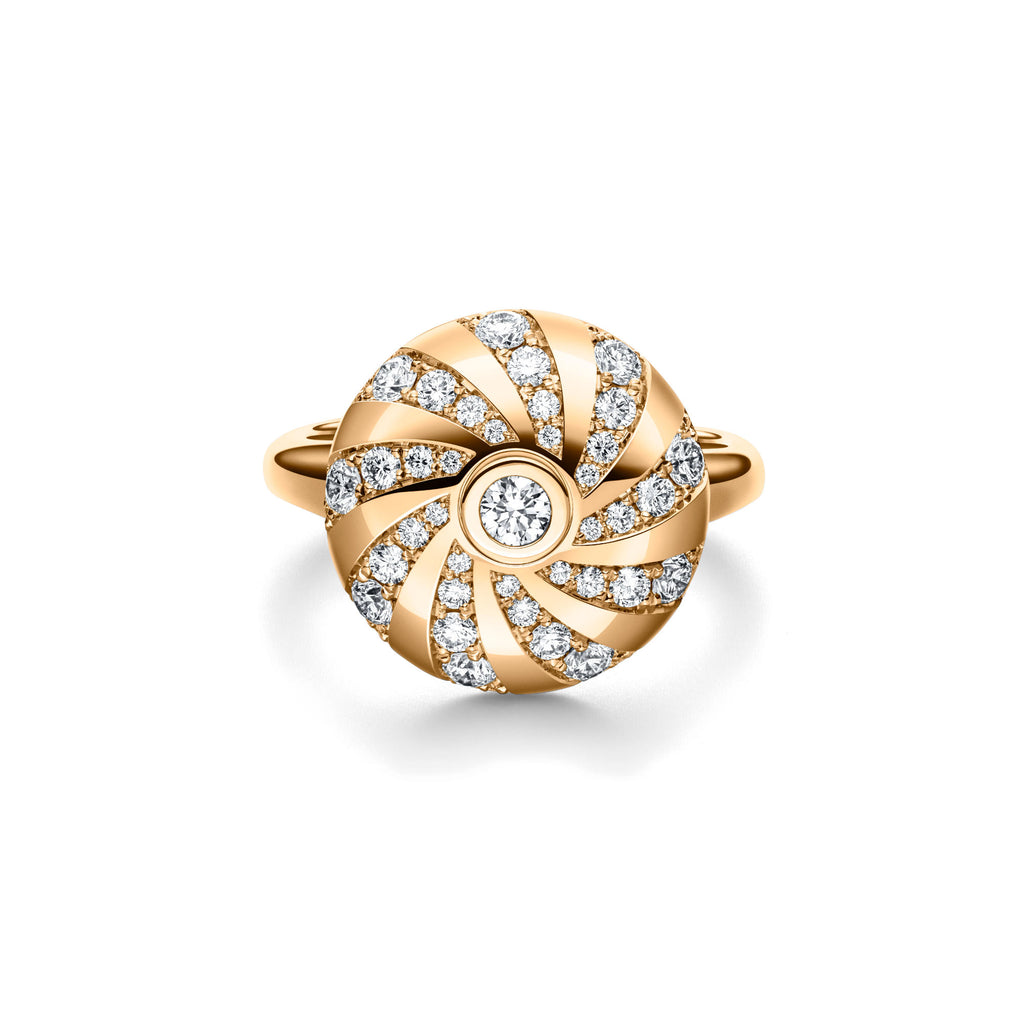 Schaffrath 360 – THREE SIXTY Diamantring - 118_MD002_080_GW (GW) aus Gelbgold mit Diamant