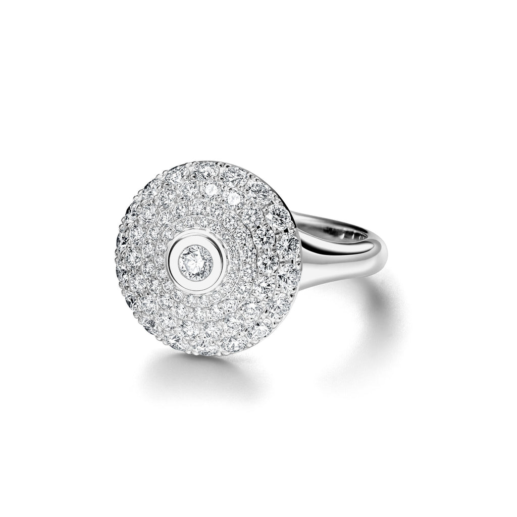 Schaffrath 360 – THREE SIXTY Diamantring - 218_MD001_150_WW (WW) aus Weißgold mit Diamant