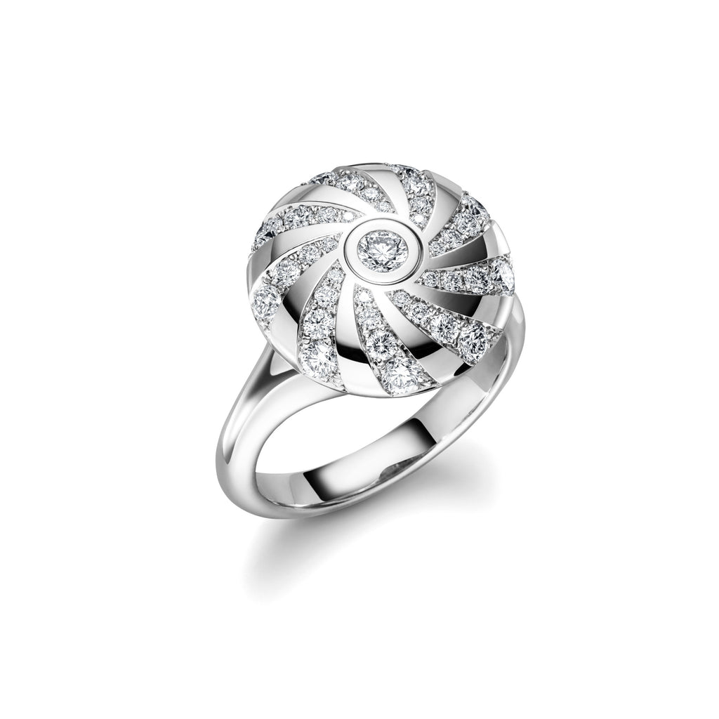 Schaffrath 360 – THREE SIXTY Diamantring - 218_MD002_080_WW (WW) aus Weißgold mit Diamant