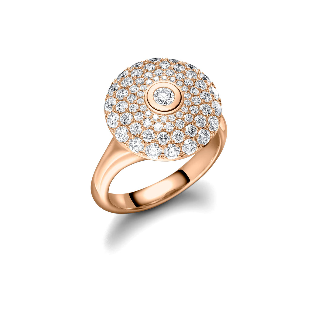 Schaffrath 360 – THREE SIXTY Diamantring - 758_MD001_150_RW (RW) aus Roségold mit Diamant