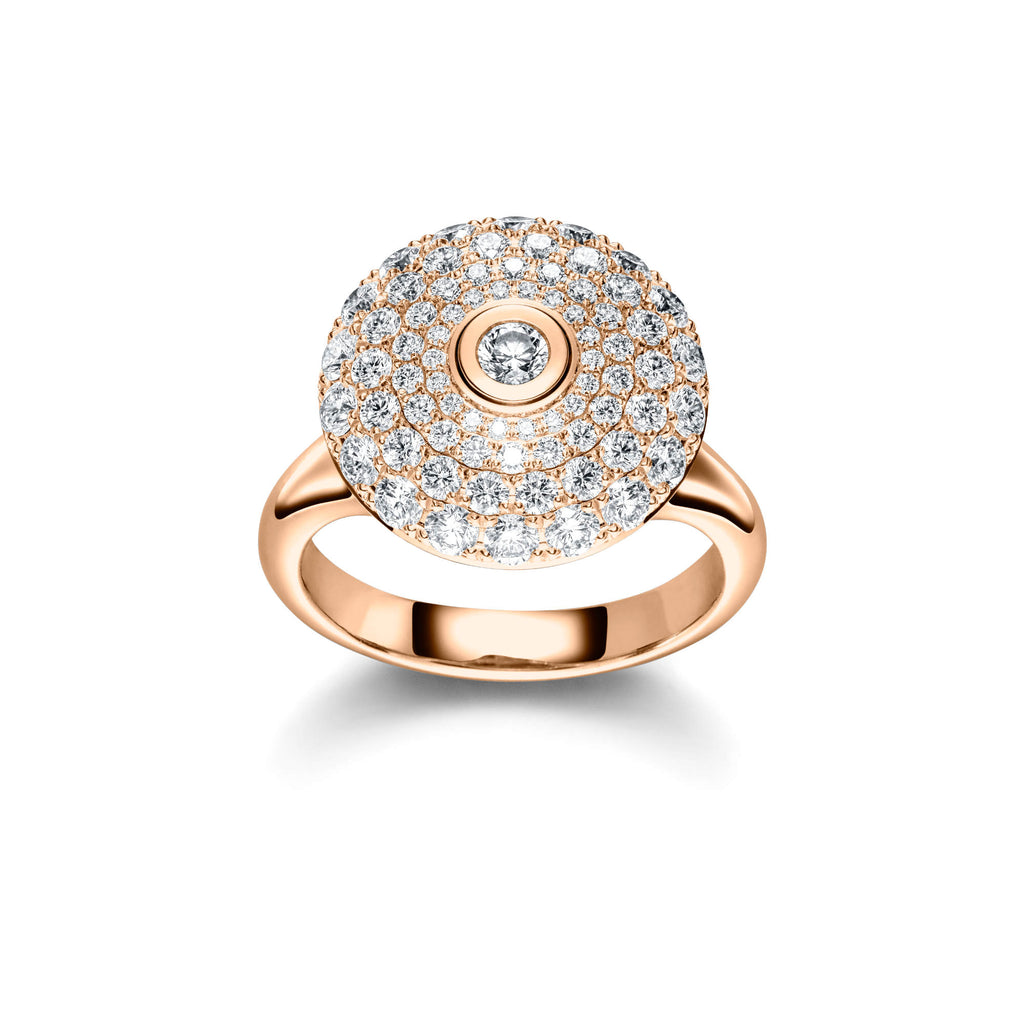 Schaffrath 360 – THREE SIXTY Diamantring - 758_MD001_150_RW (RW) aus Roségold mit Diamant