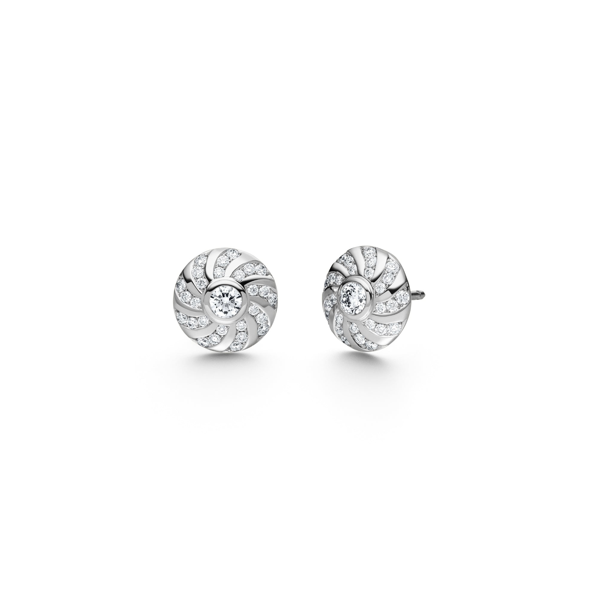 Schaffrath 360 – THREE SIXTY Ohrstecker - 217_M0007_050_WW (WW) aus Weißgold mit Diamant