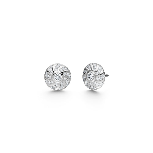Schaffrath 360 – THREE SIXTY Ohrstecker - 217_M0007_050_WW (WW) aus Weißgold mit Diamant