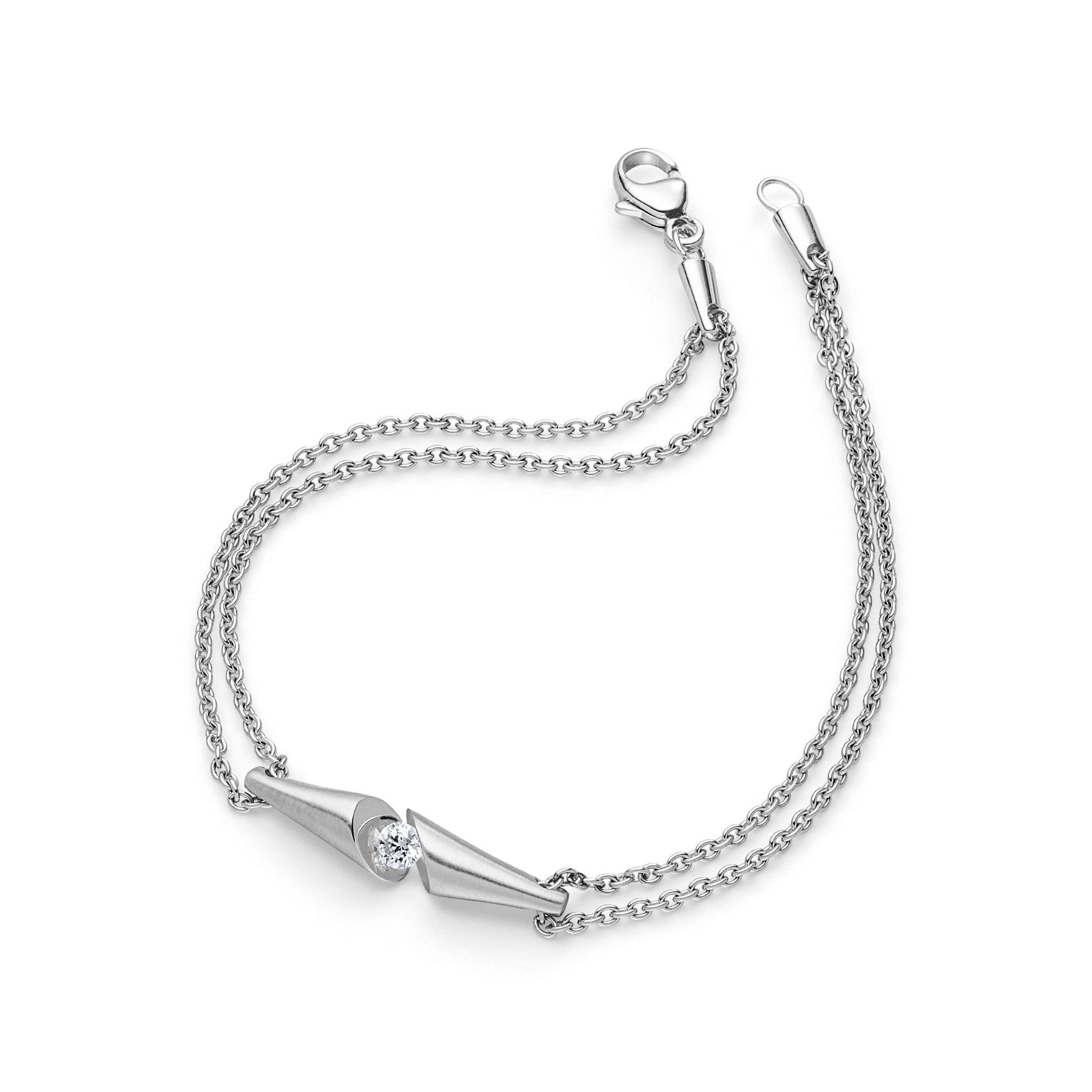Schaffrath CALLA Armband - 211_CALAB_15_WW (WW) aus Weißgold mit Diamant