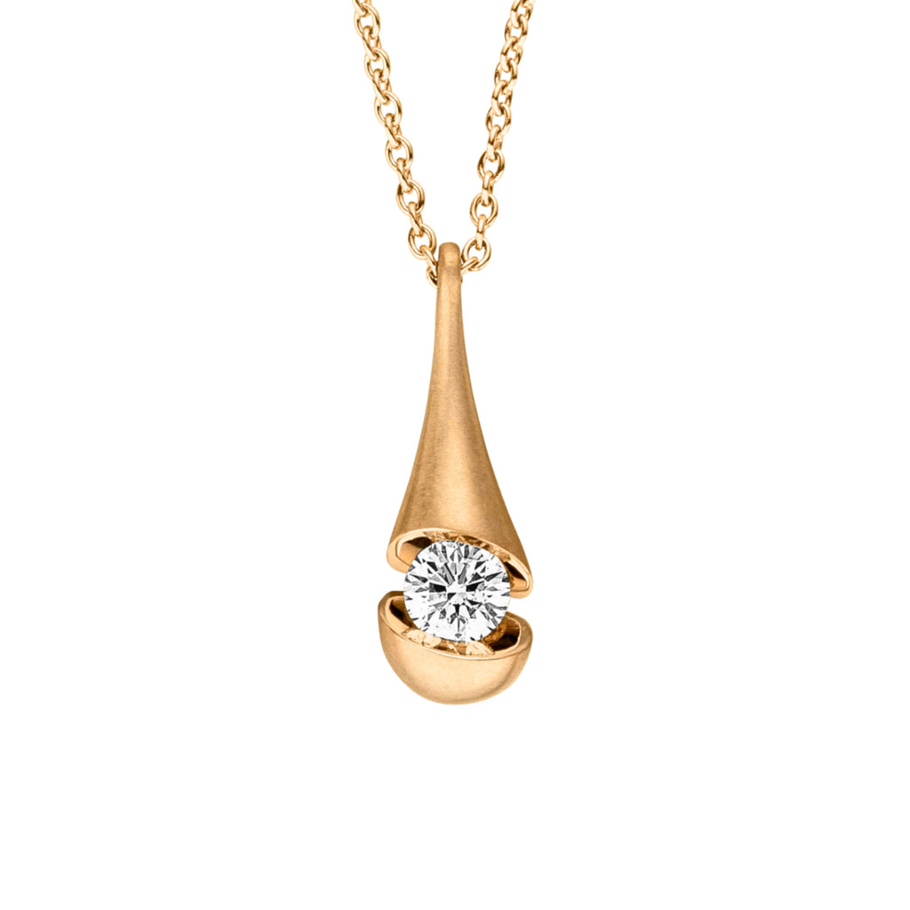 Schaffrath CALLA Collier - 114_CALD3_40_GW (GW) aus Gelbgold mit Diamant