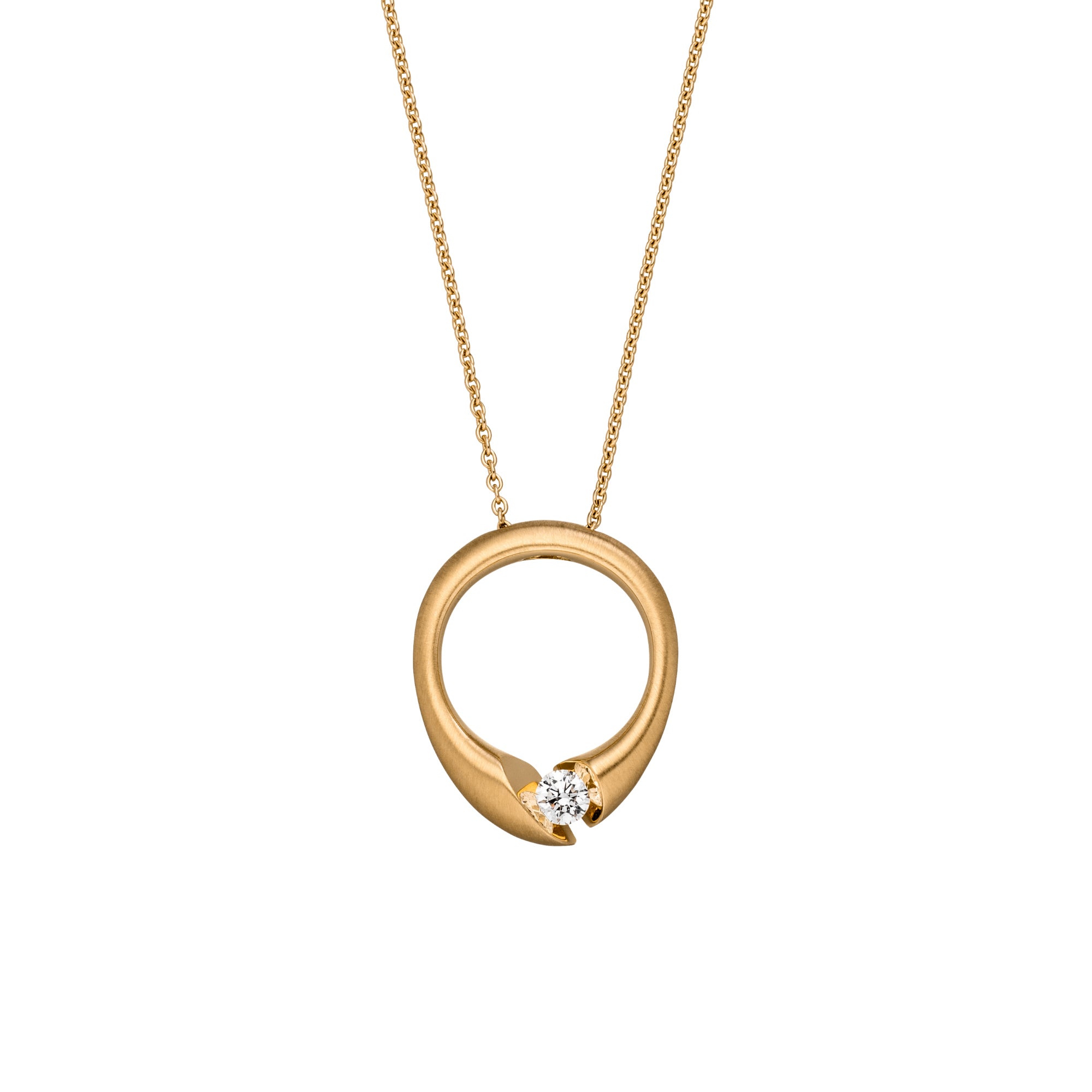 Schaffrath CALLA Collier - 114_CALO1_10_30_GW (GW) aus Gelbgold mit Diamant