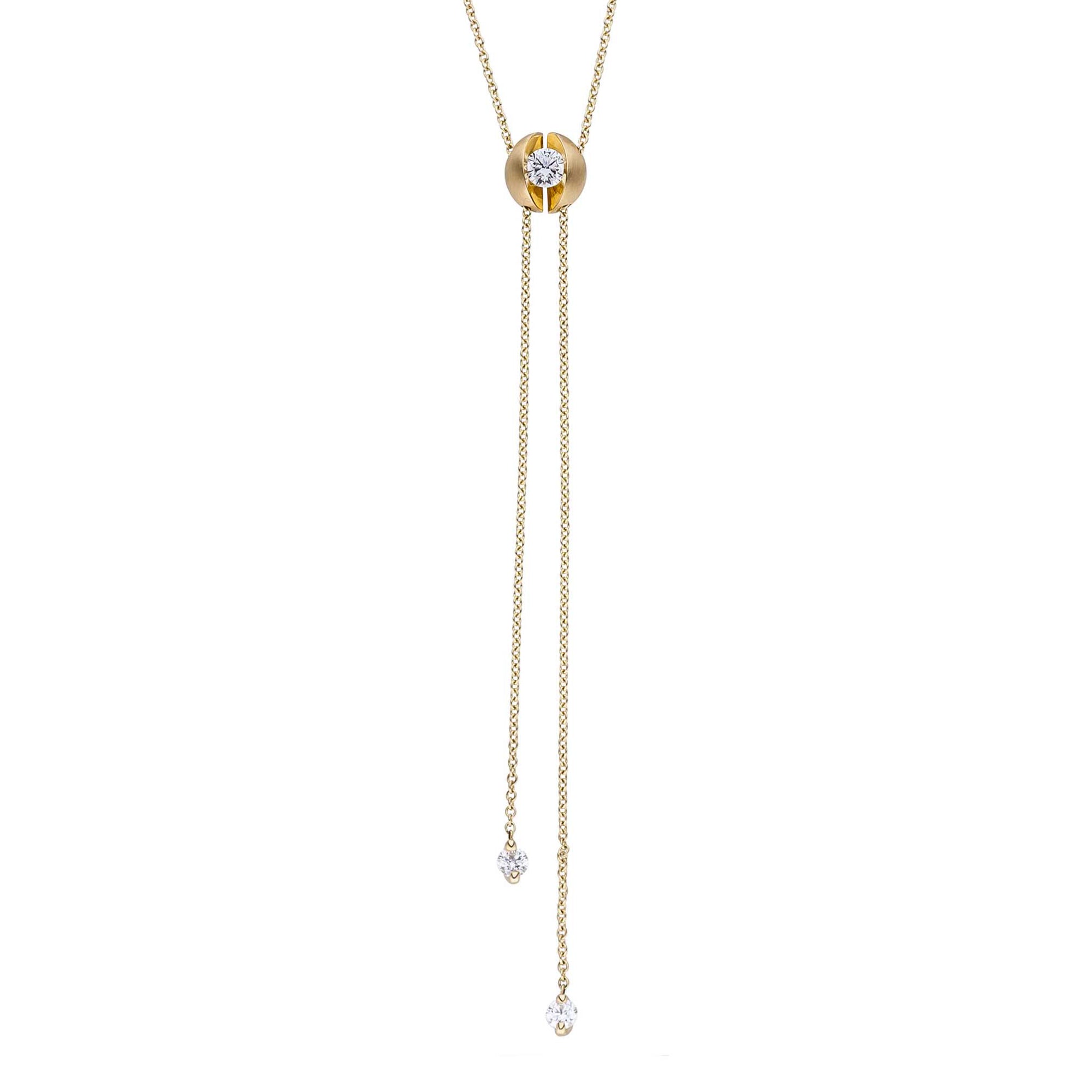 Schaffrath CALLA Collier - 114_CALYA_15_GW (GW) aus Gelbgold mit Diamant