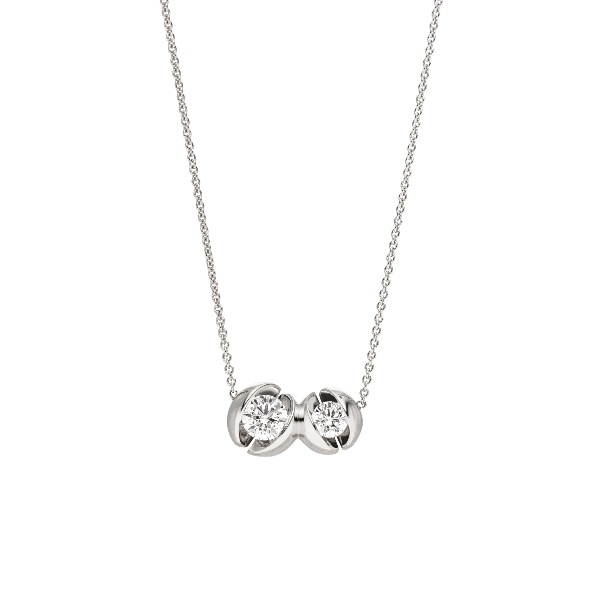 Schaffrath CALLA Collier - 214_CABO2_45_WW (WW) aus Weißgold mit Diamant