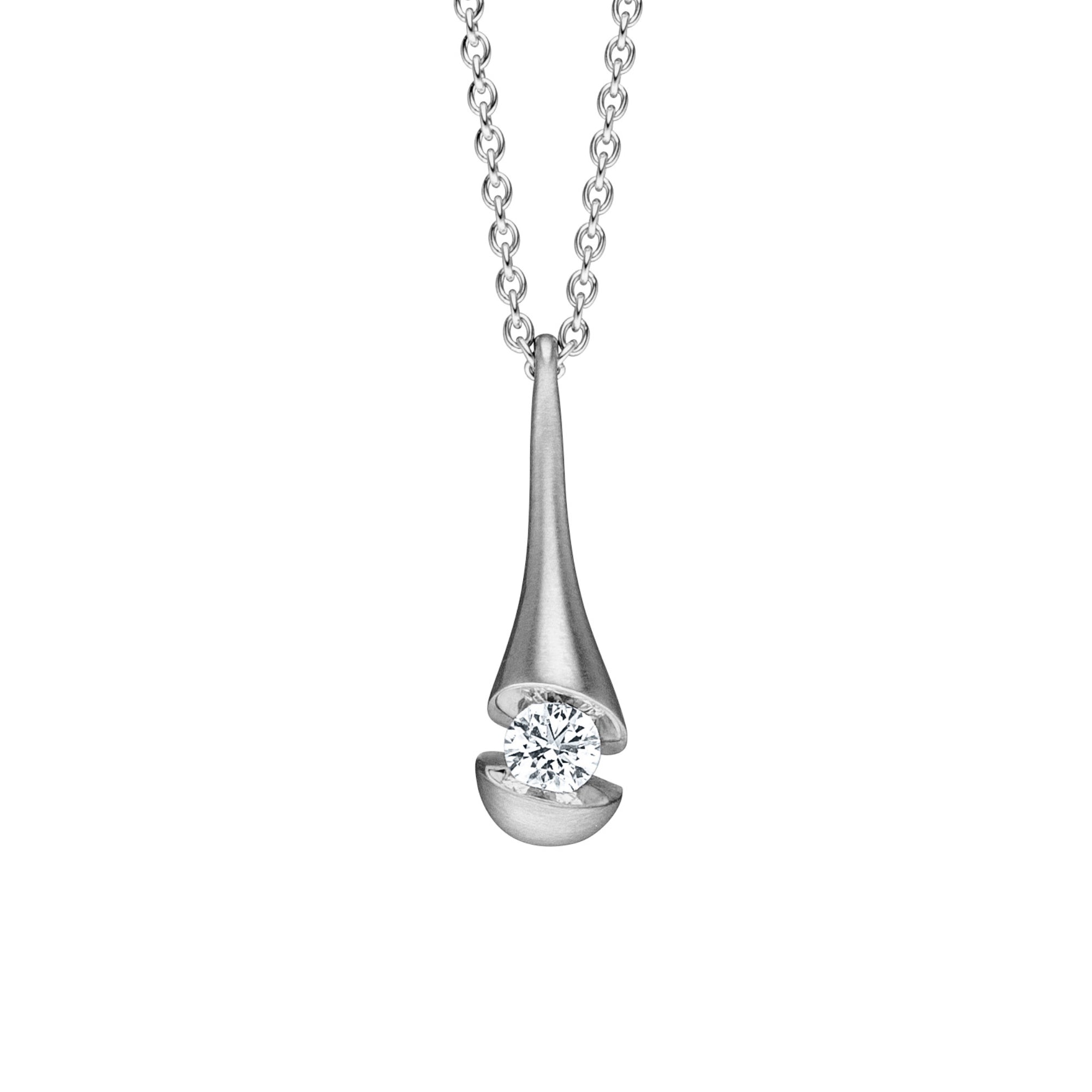 Schaffrath CALLA Collier - 214_CALD3_30_WW (WW) aus Weißgold mit Diamant