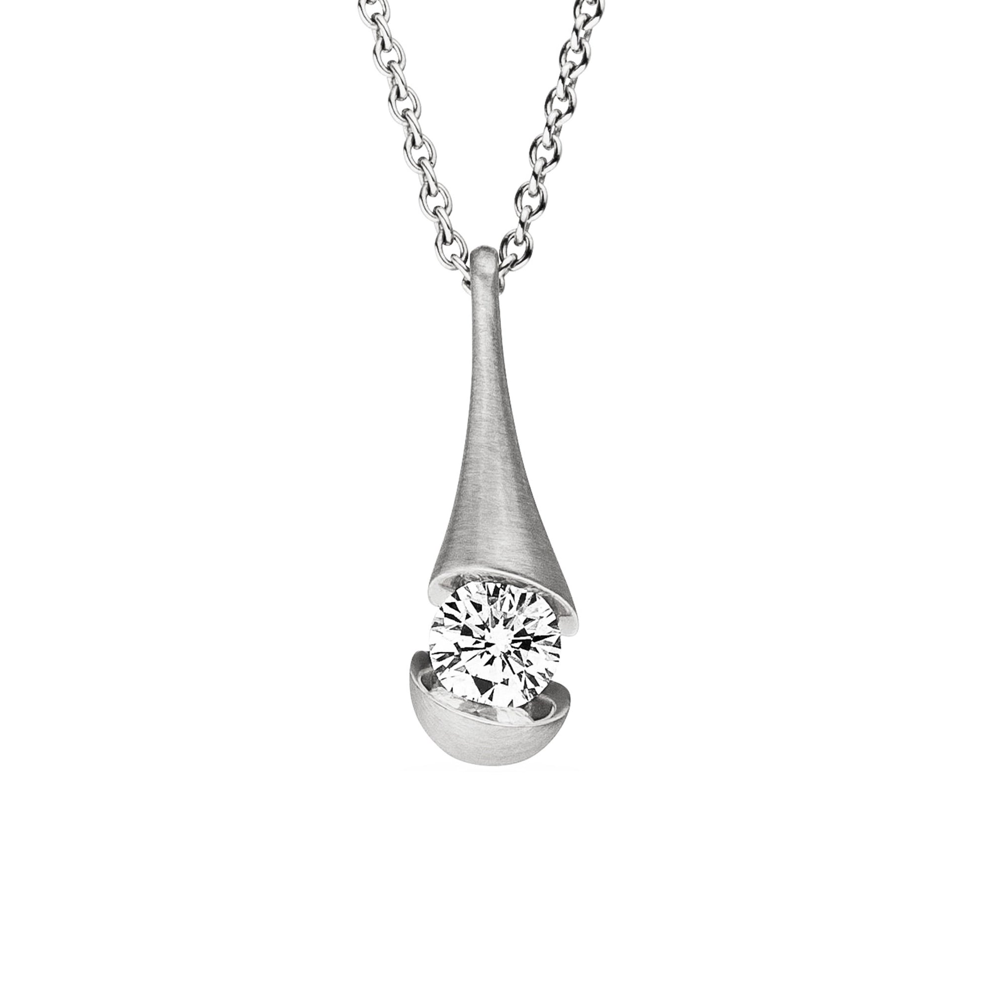 Schaffrath CALLA Collier - 214_CALD3_50_WW (WW) aus Weißgold mit Diamant