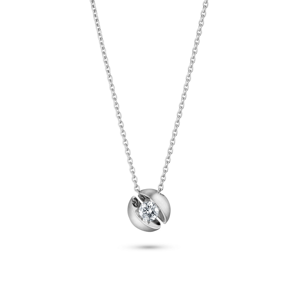 Schaffrath CALLA Collier - 214_CALL2_30_WW (WW) aus Weißgold mit Diamant
