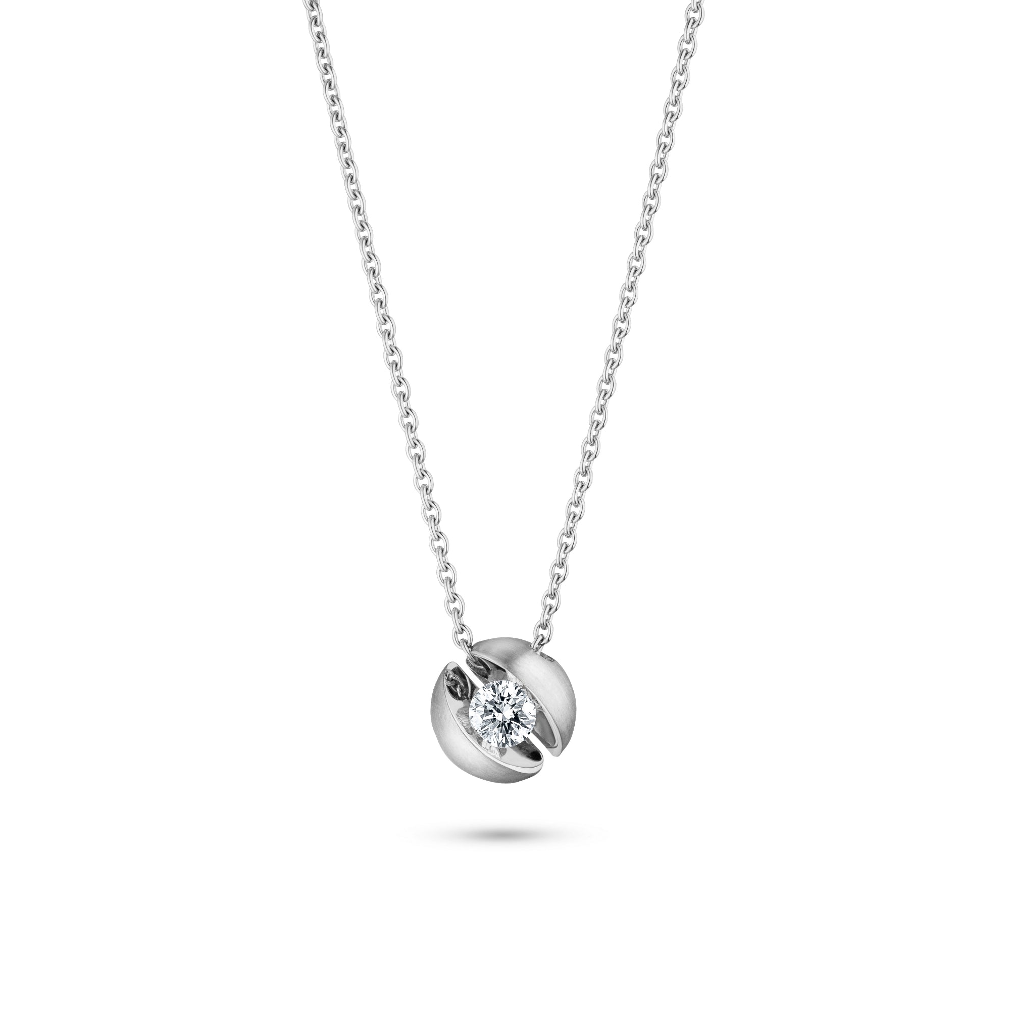 Schaffrath CALLA Collier - 214_CALL2_30_WW (WW) aus Weißgold mit Diamant