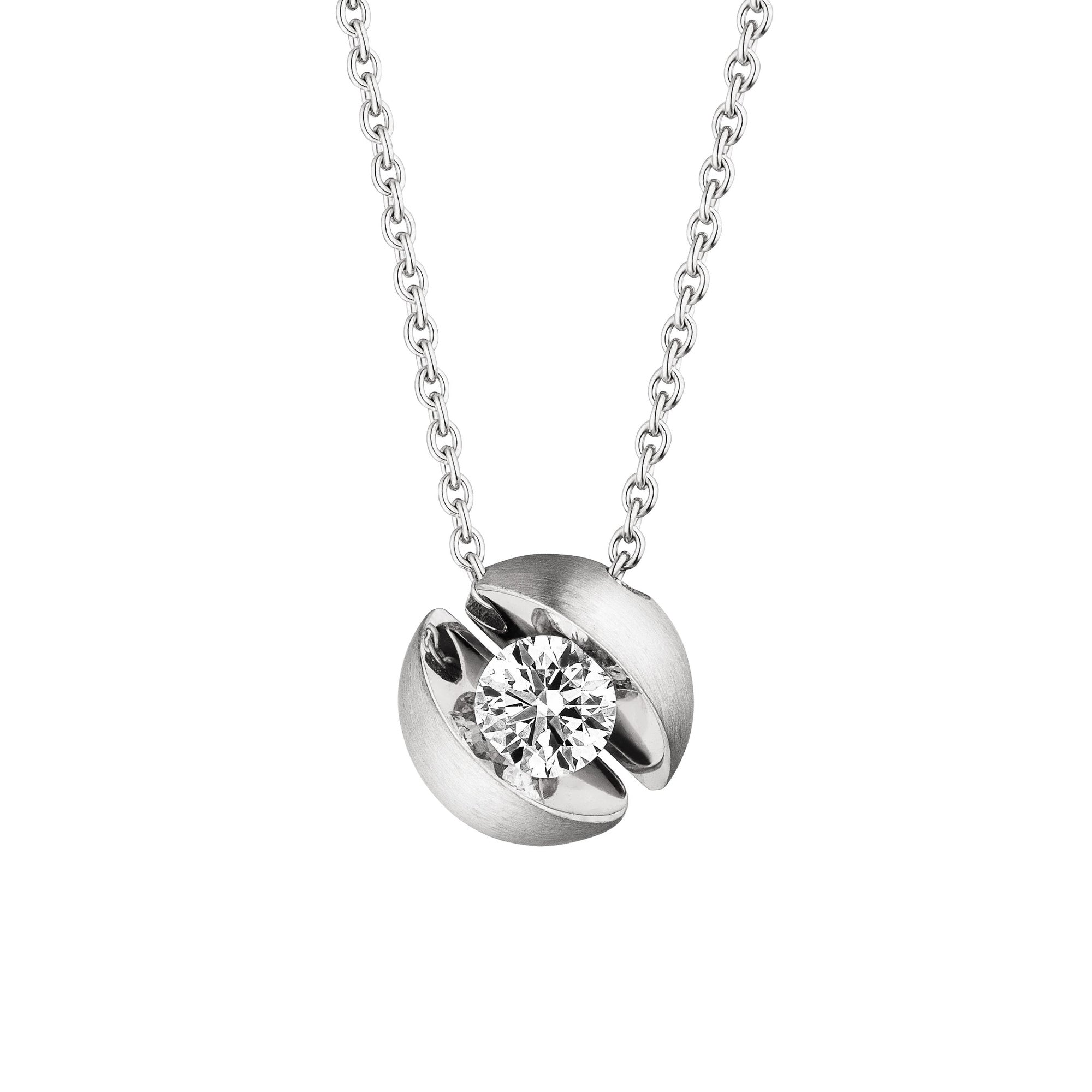 Schaffrath CALLA Collier - 214_CALL2_50_WW (WW) aus Weißgold mit Diamant