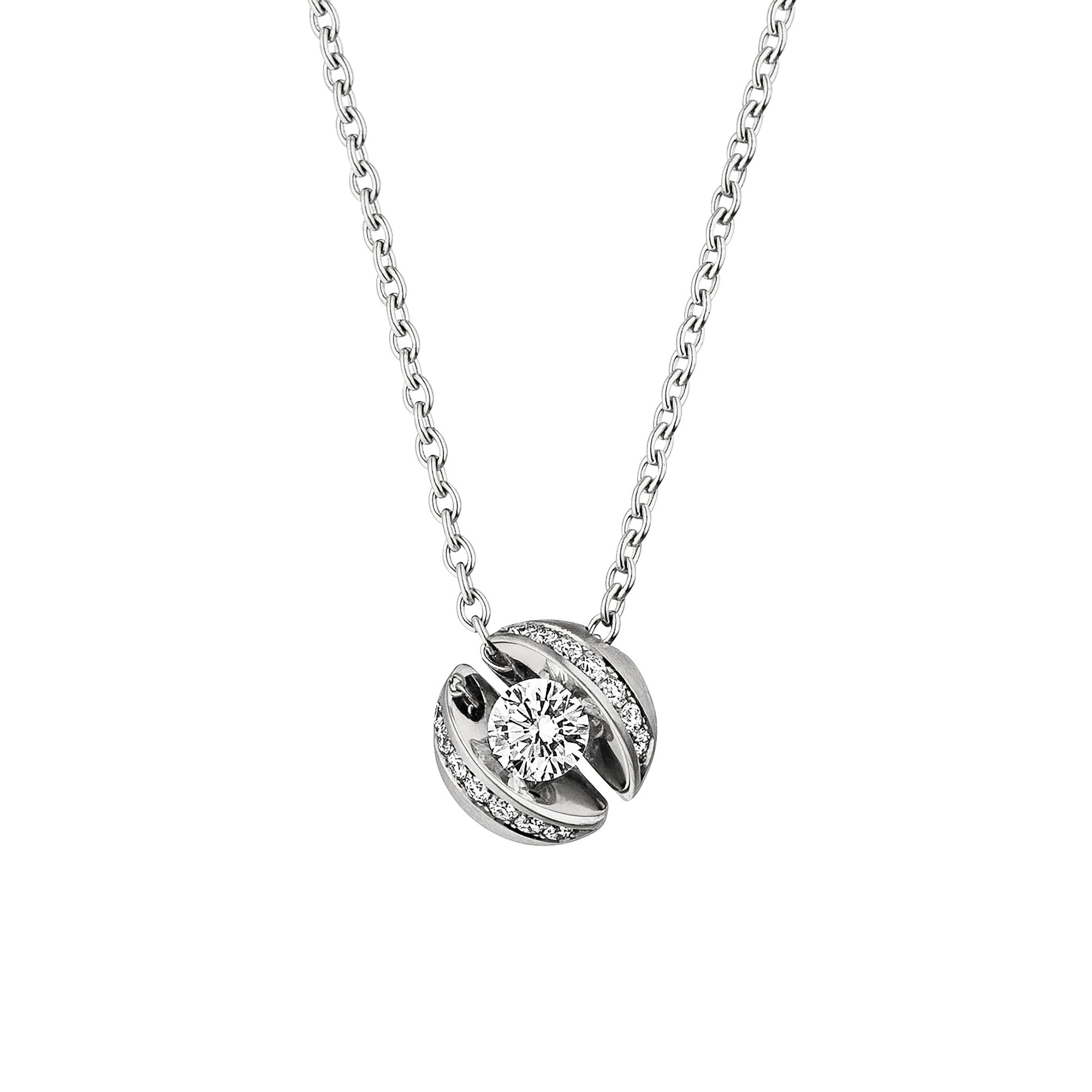 Schaffrath CALLA Collier - 214_CALLX_25_WW (WW) aus Weißgold mit Diamant