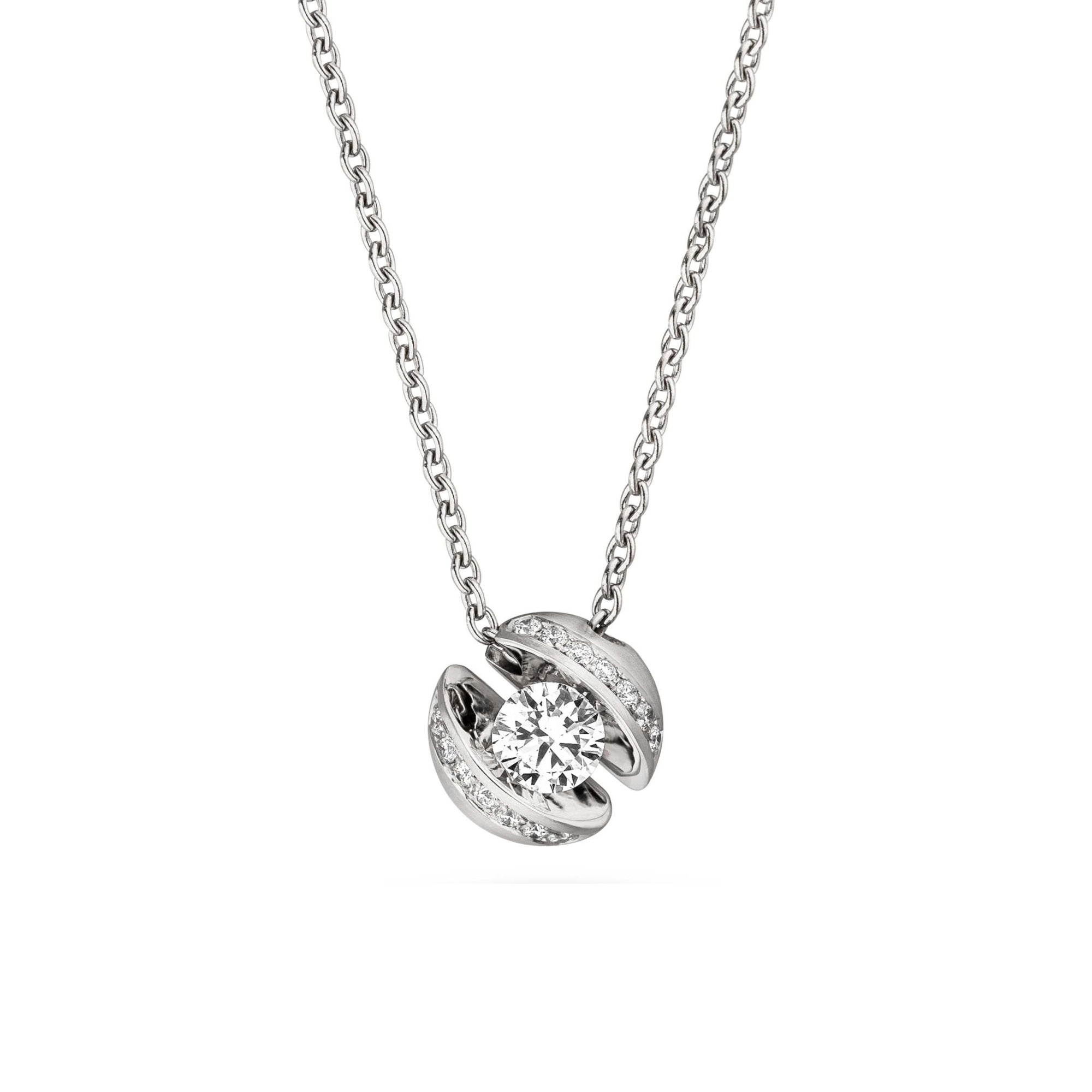 Schaffrath CALLA Collier - 214_CALLX_30_WW (WW) aus Weißgold mit Diamant