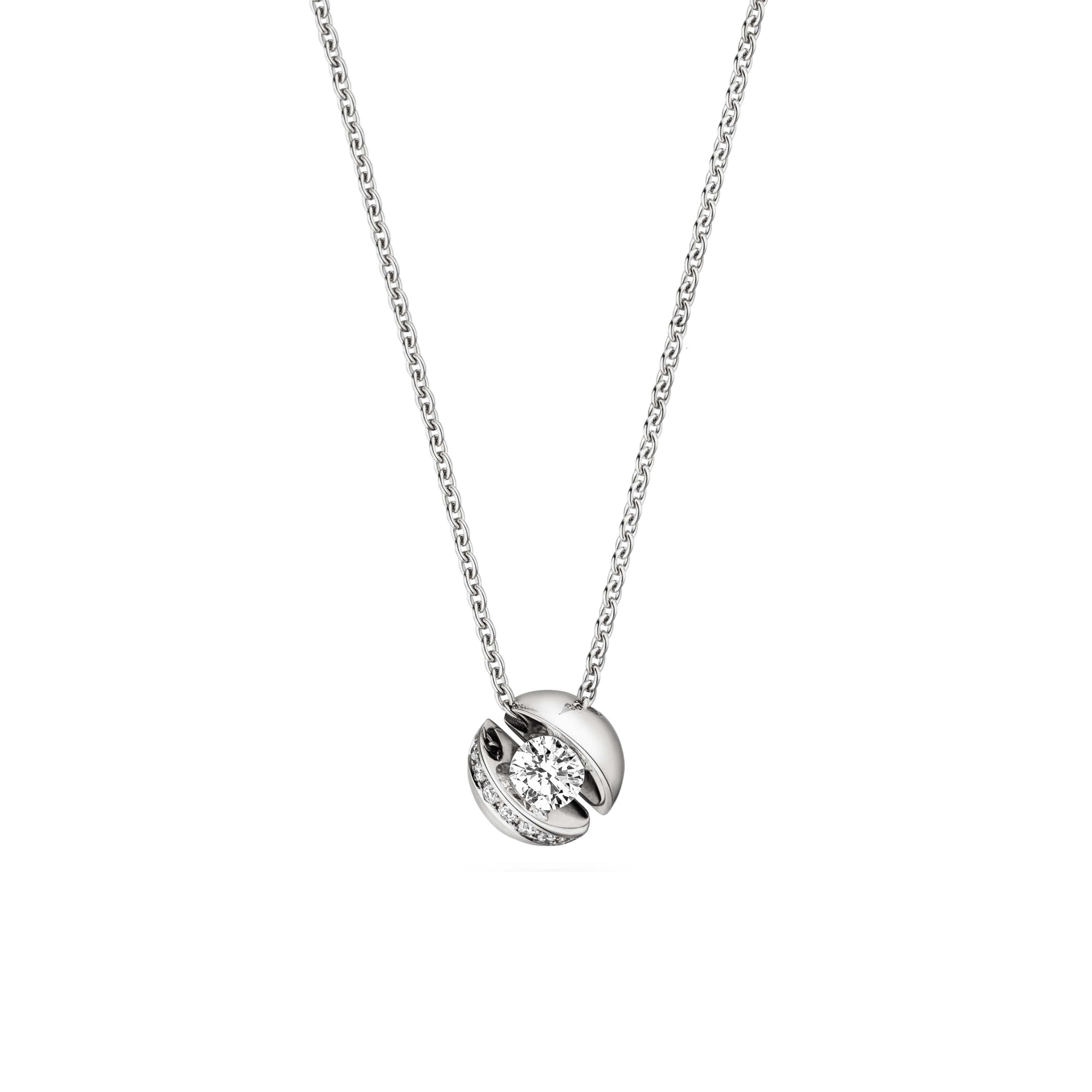Schaffrath CALLA Collier - 214_CALLY_10_WW (WW) aus Weißgold mit Diamant
