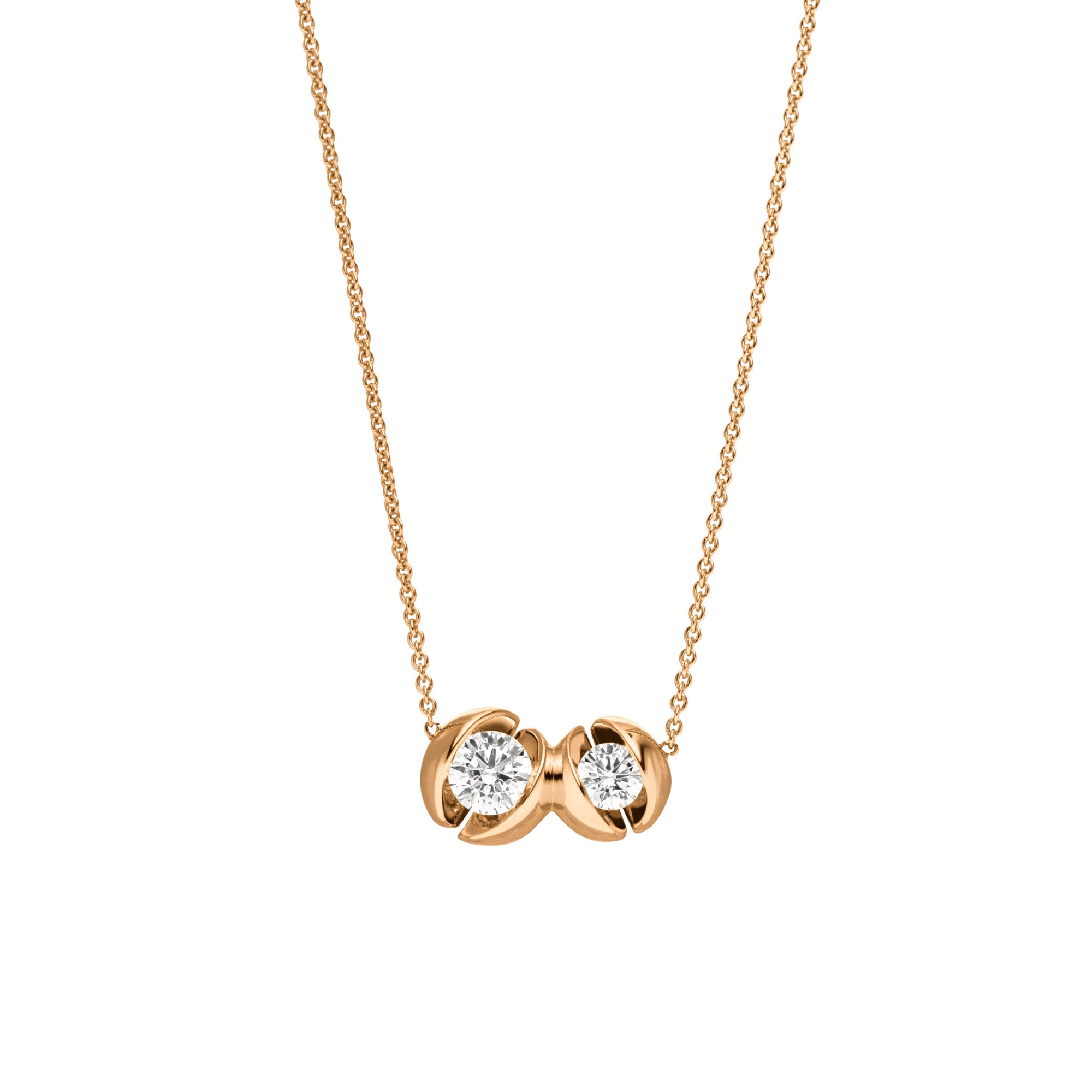 Schaffrath CALLA Collier - 754_CABO2_45_RW (RW) aus Roségold mit Diamant