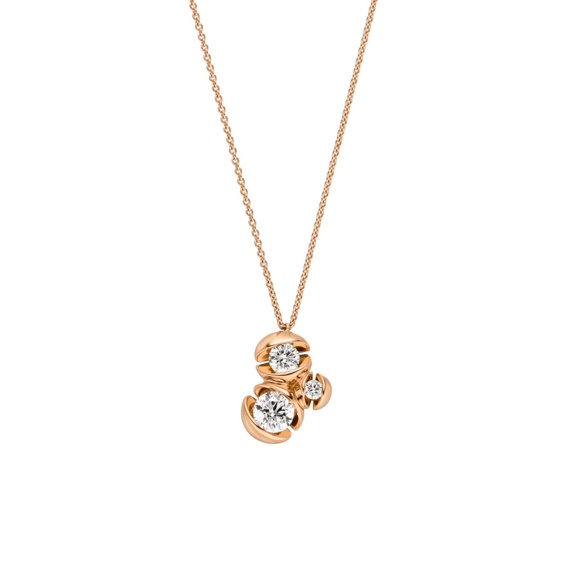 Schaffrath CALLA Collier - 754_CABO3_58_RW (RW) aus Roségold mit Diamant