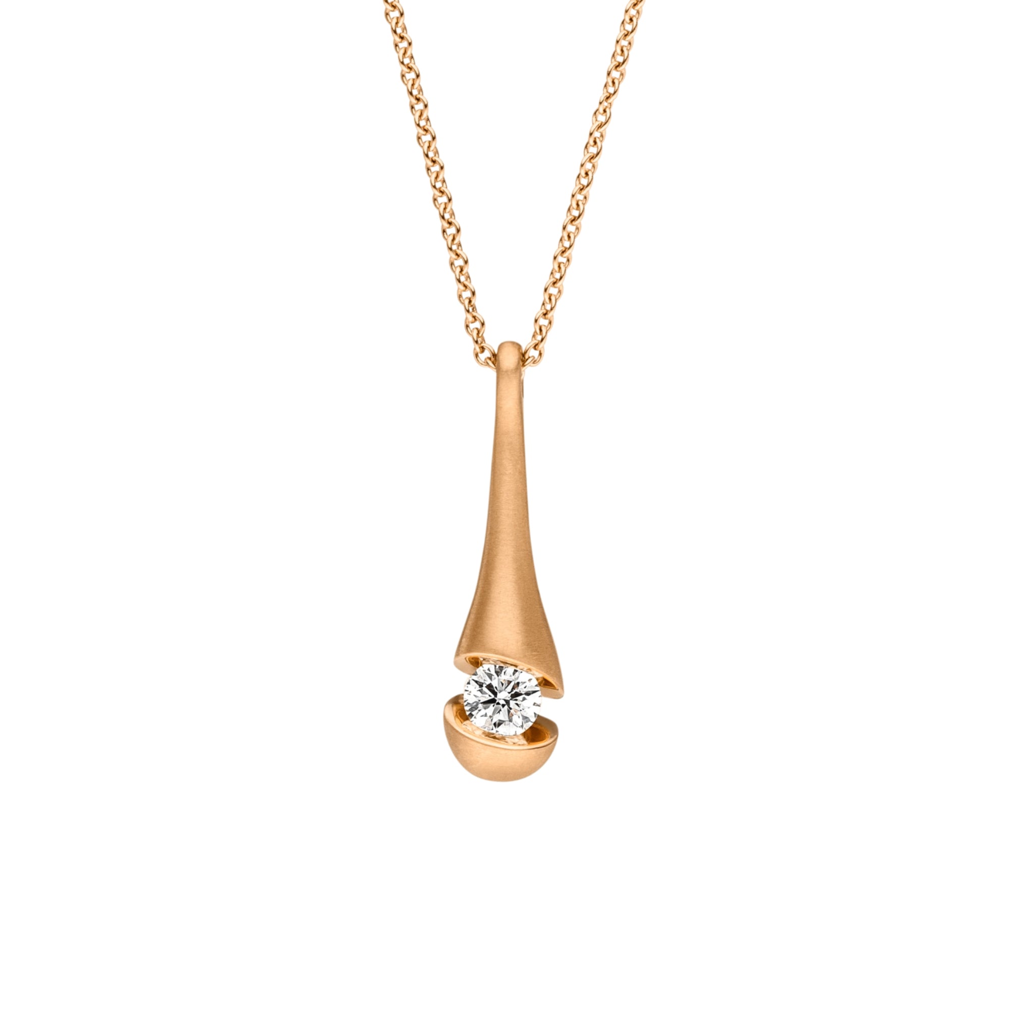 Schaffrath CALLA Collier - 754_CALD3_18_RW (RW) aus Roségold mit Diamant