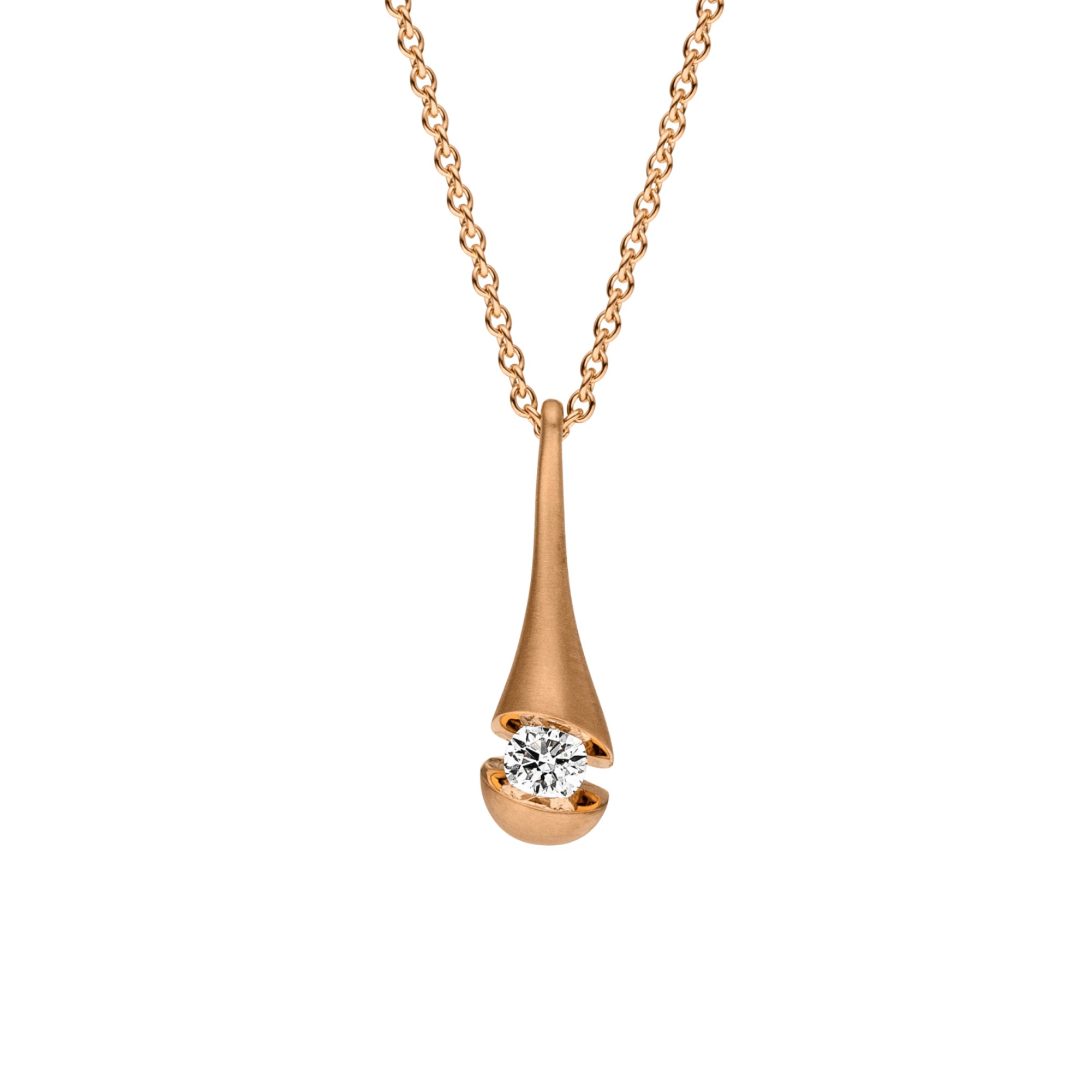 Schaffrath CALLA Collier - 754_CALD3_24_RW (RW) aus Roségold mit Diamant