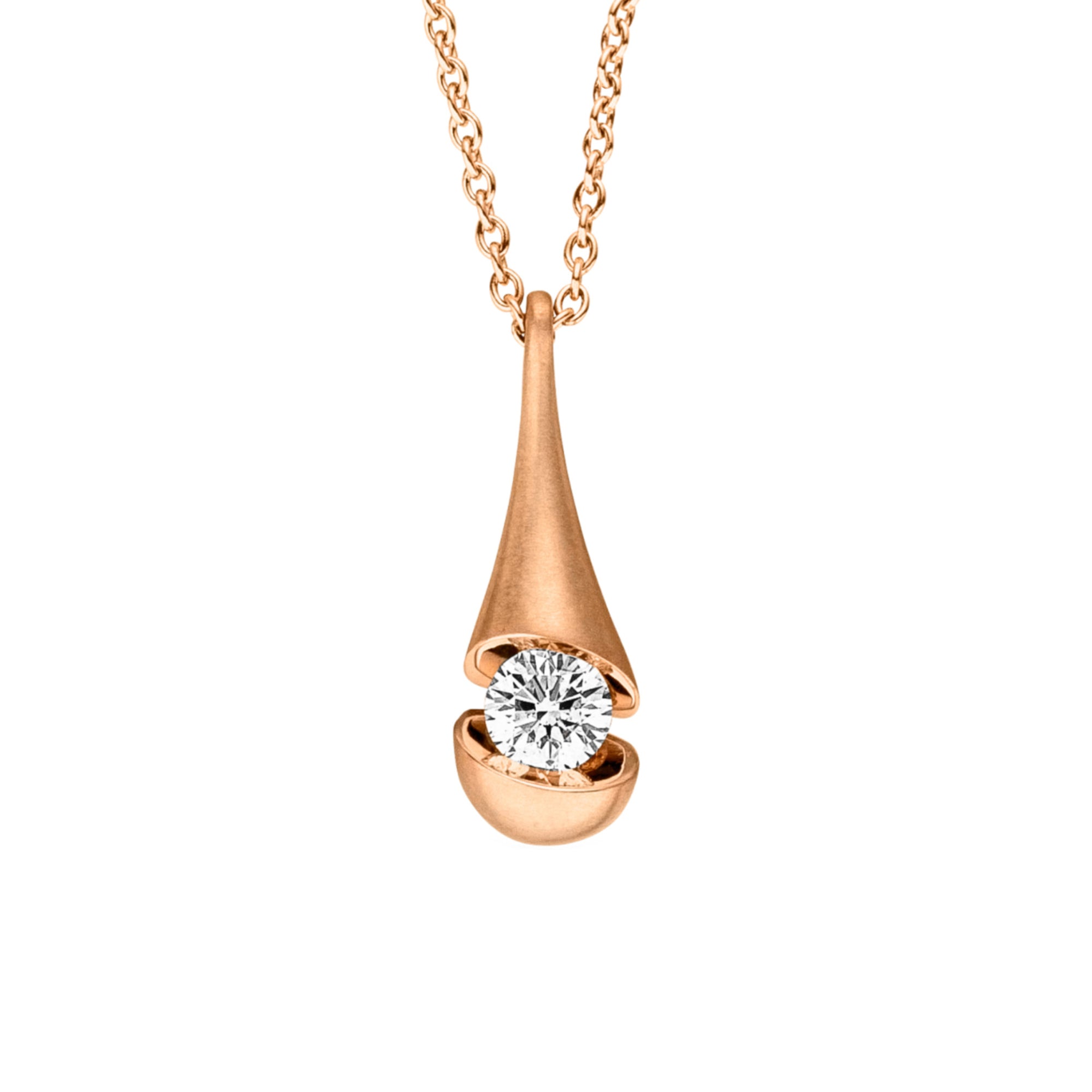 Schaffrath CALLA Collier - 754_CALD3_40_RW (RW) aus Roségold mit Diamant