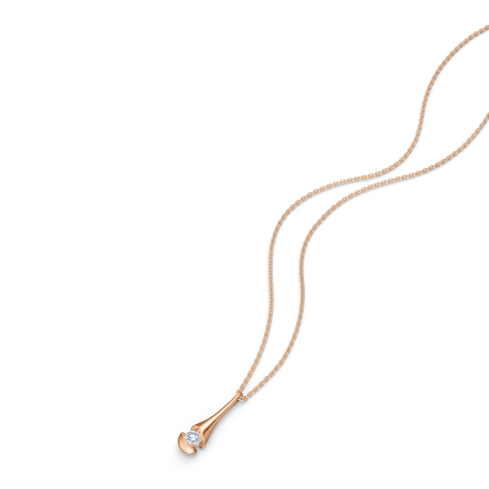 Schaffrath CALLA Collier - 754_CALD3_40_RW (RW) aus Roségold mit Diamant
