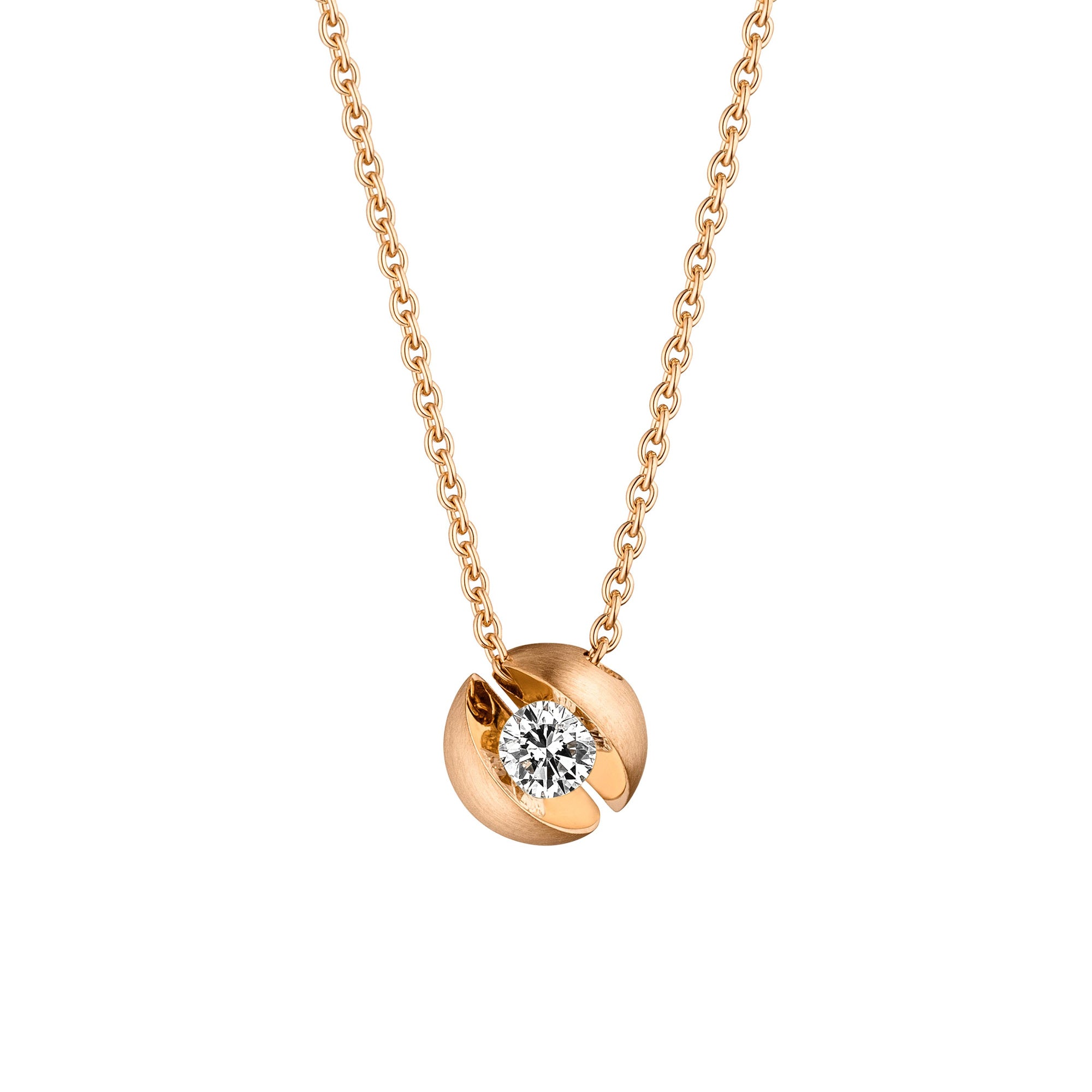 Schaffrath CALLA Collier - 754_CALL2_25_RW (RW) aus Roségold mit Diamant