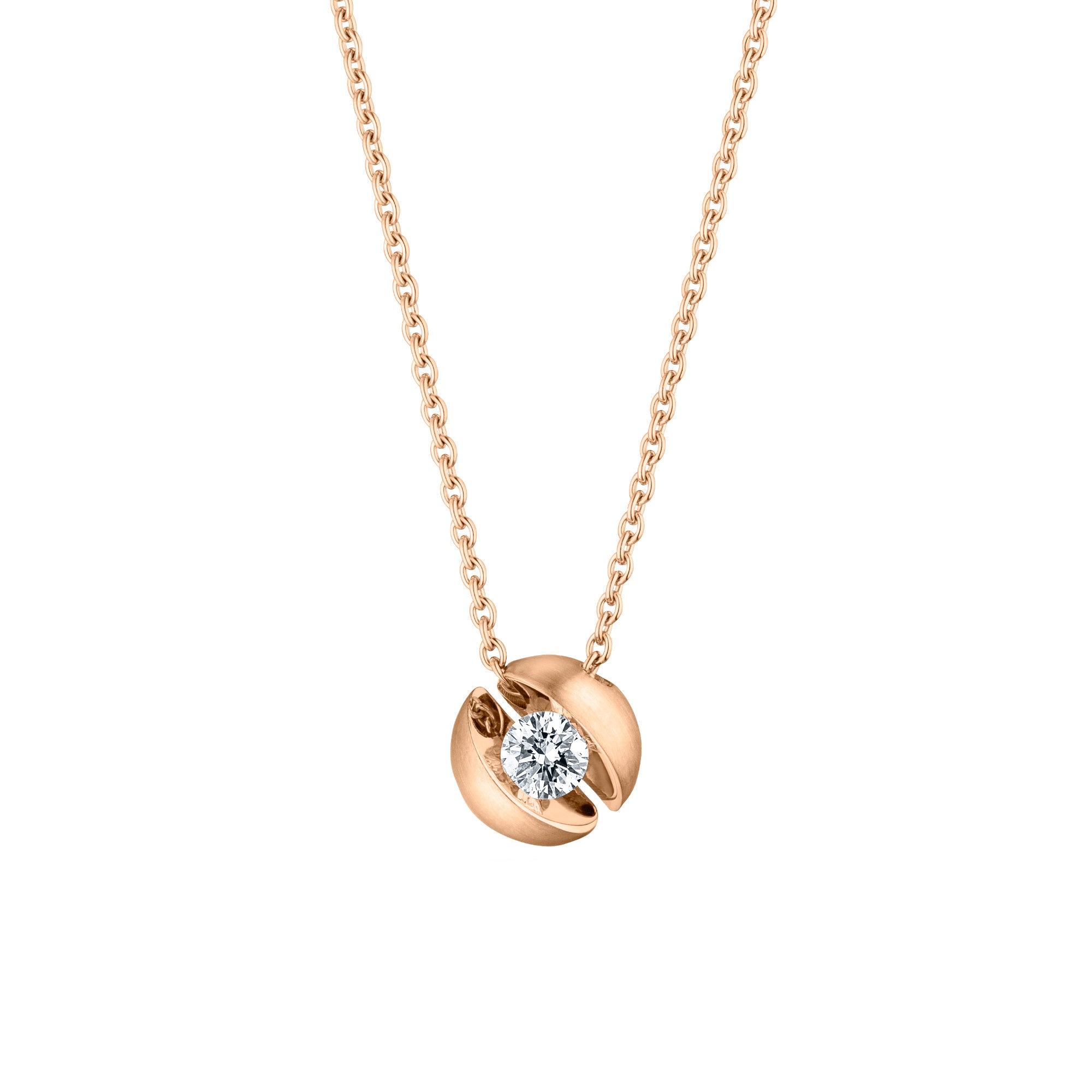 Schaffrath CALLA Collier - 754_CALL2_30_RW (RW) aus Roségold mit Diamant