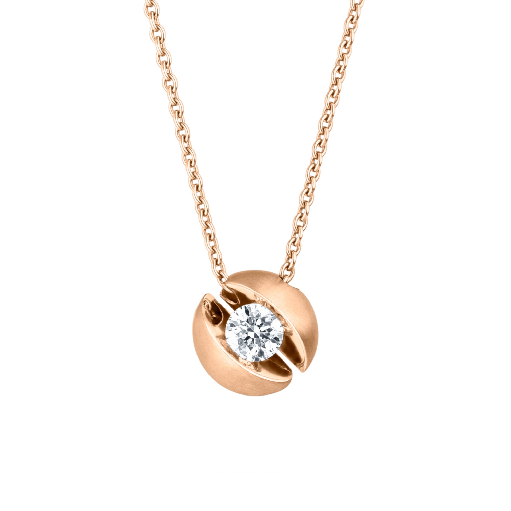 Schaffrath CALLA Collier - 754_CALL2_40_RW (RW) aus Roségold mit Diamant