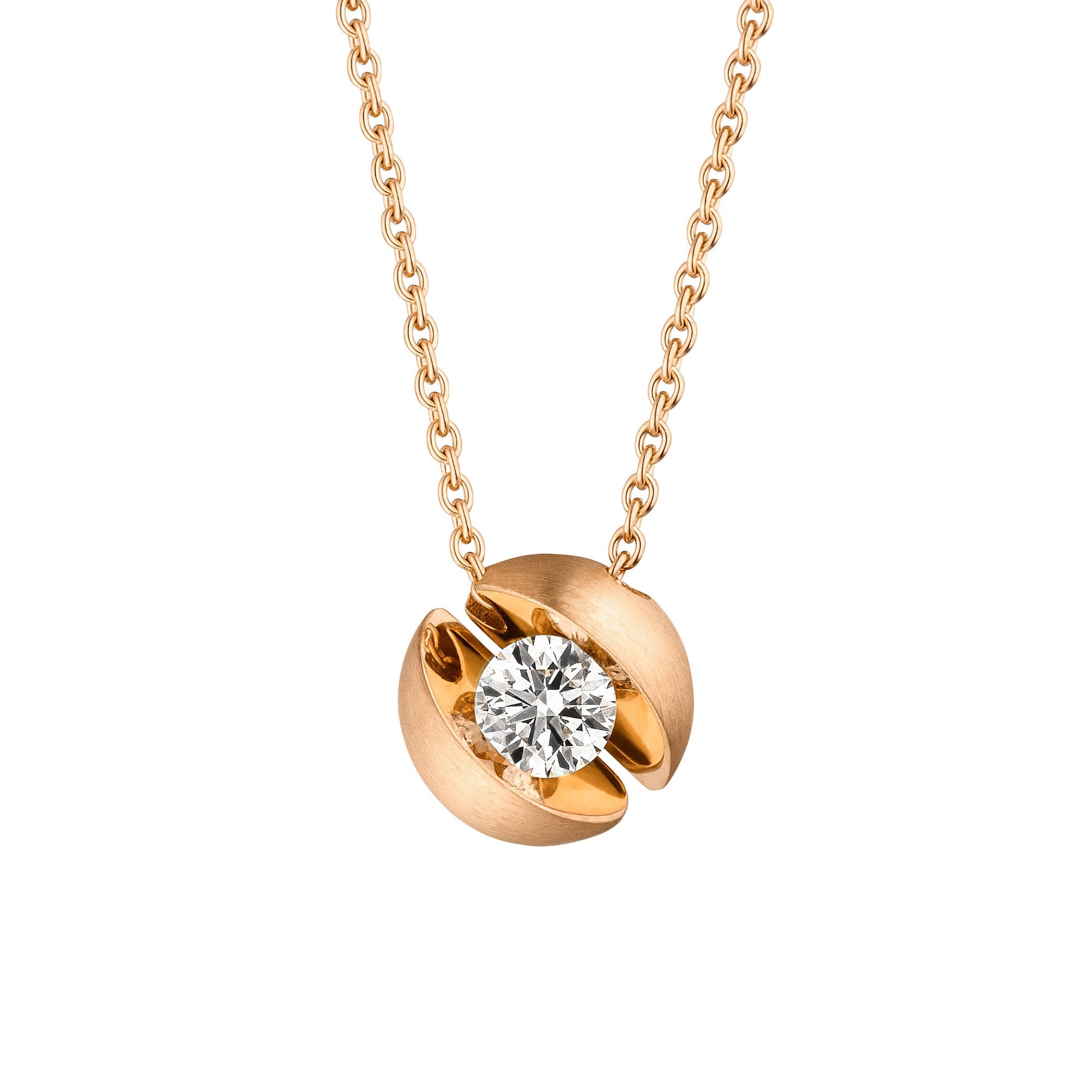 Schaffrath CALLA Collier - 754_CALL2_50_RW (RW) aus Roségold mit Diamant