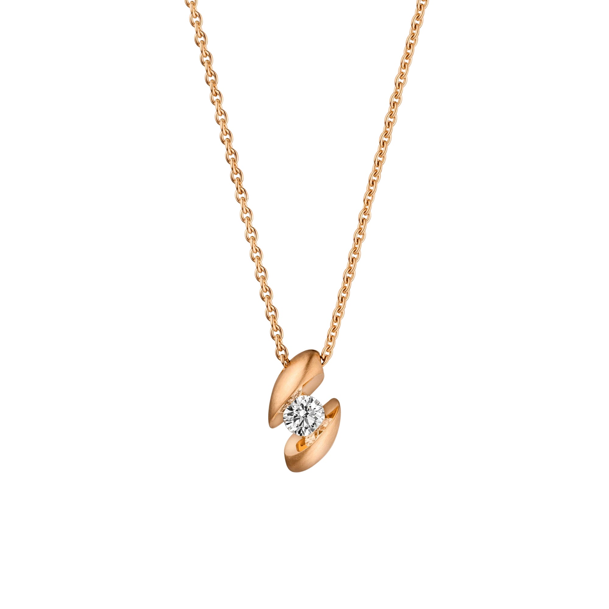 Schaffrath CALLA Collier - 754_CALLA_18_RW (RW) aus Roségold mit Diamant