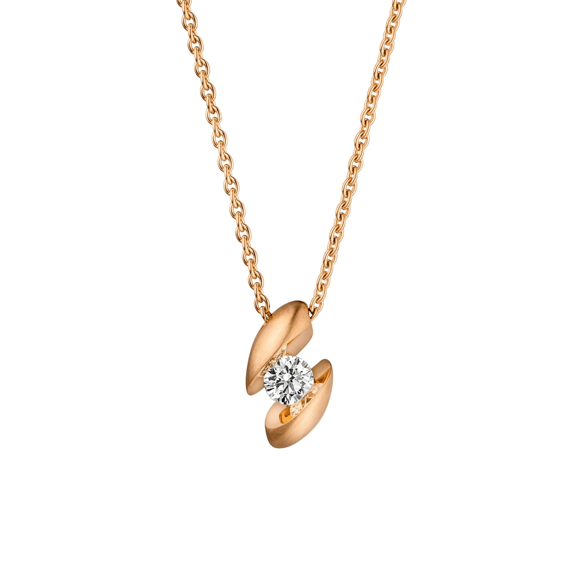Schaffrath CALLA Collier - 754_CALLA_25_RW (RW) aus Roségold mit Diamant