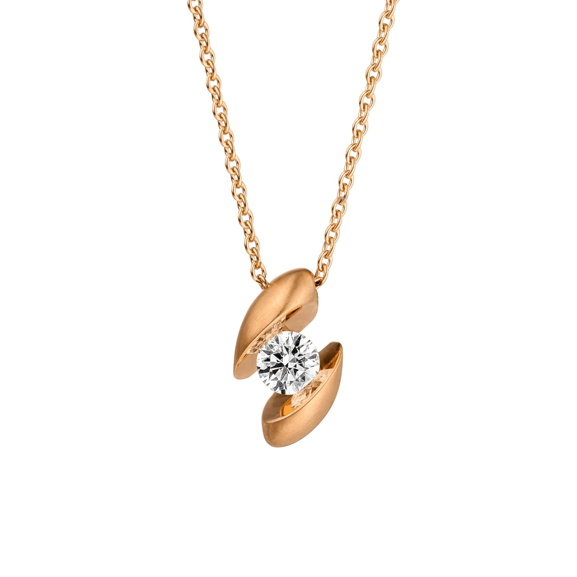 Schaffrath CALLA Collier - 754_CALLA_40_RW (RW) aus Roségold mit Diamant