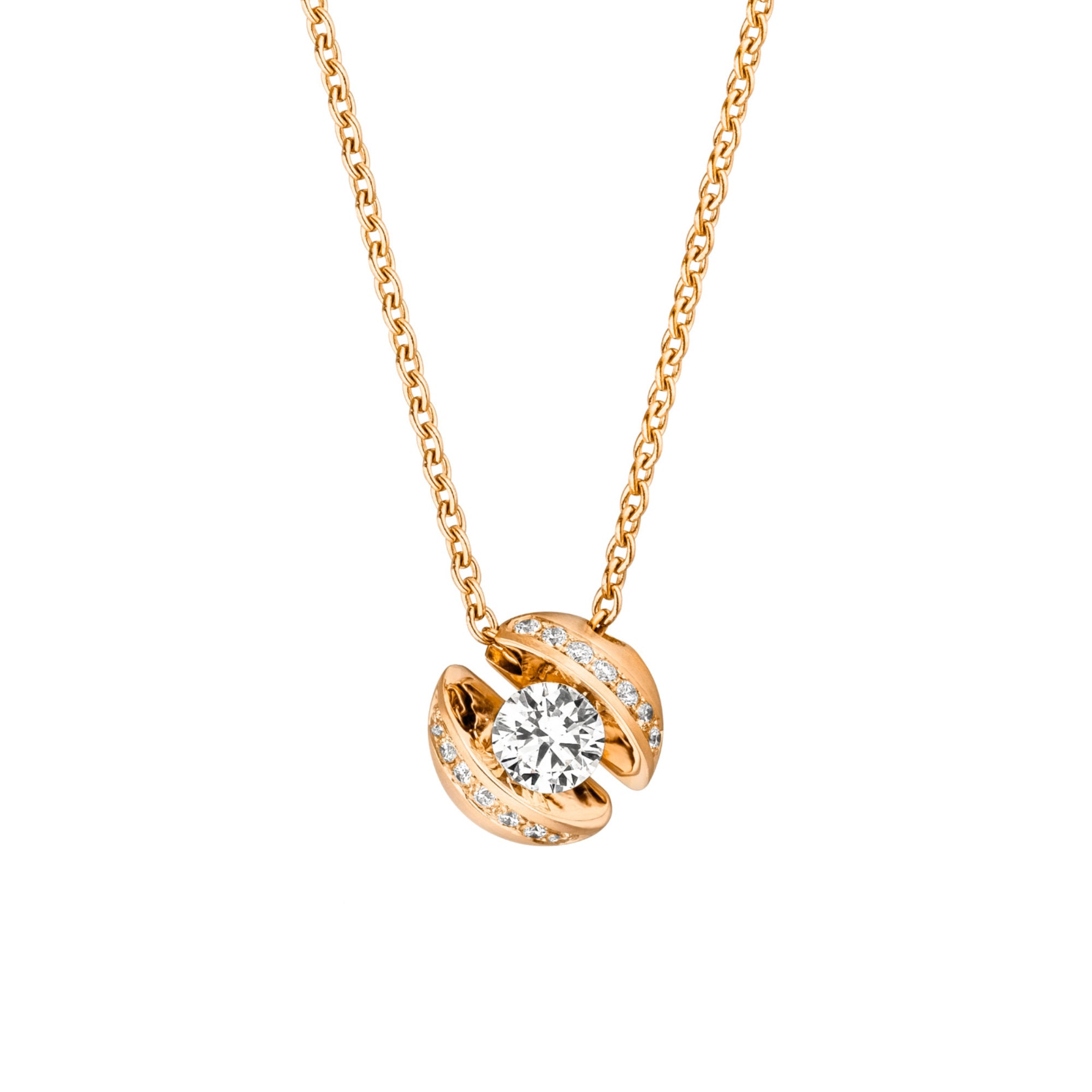 Schaffrath CALLA Collier - 754_CALLX_30_RW (RW) aus Roségold mit Diamant