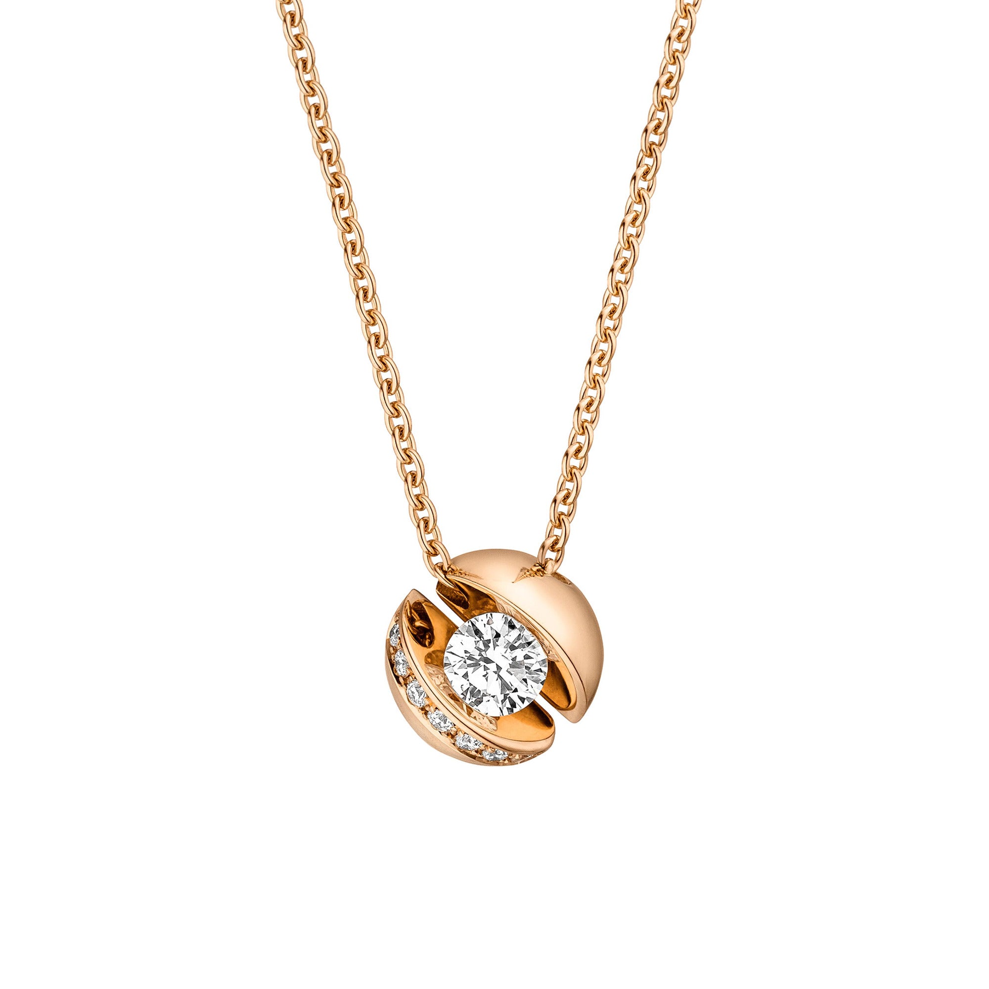 Schaffrath CALLA Collier - 754_CALLY_30_RW (RW) aus Roségold mit Diamant