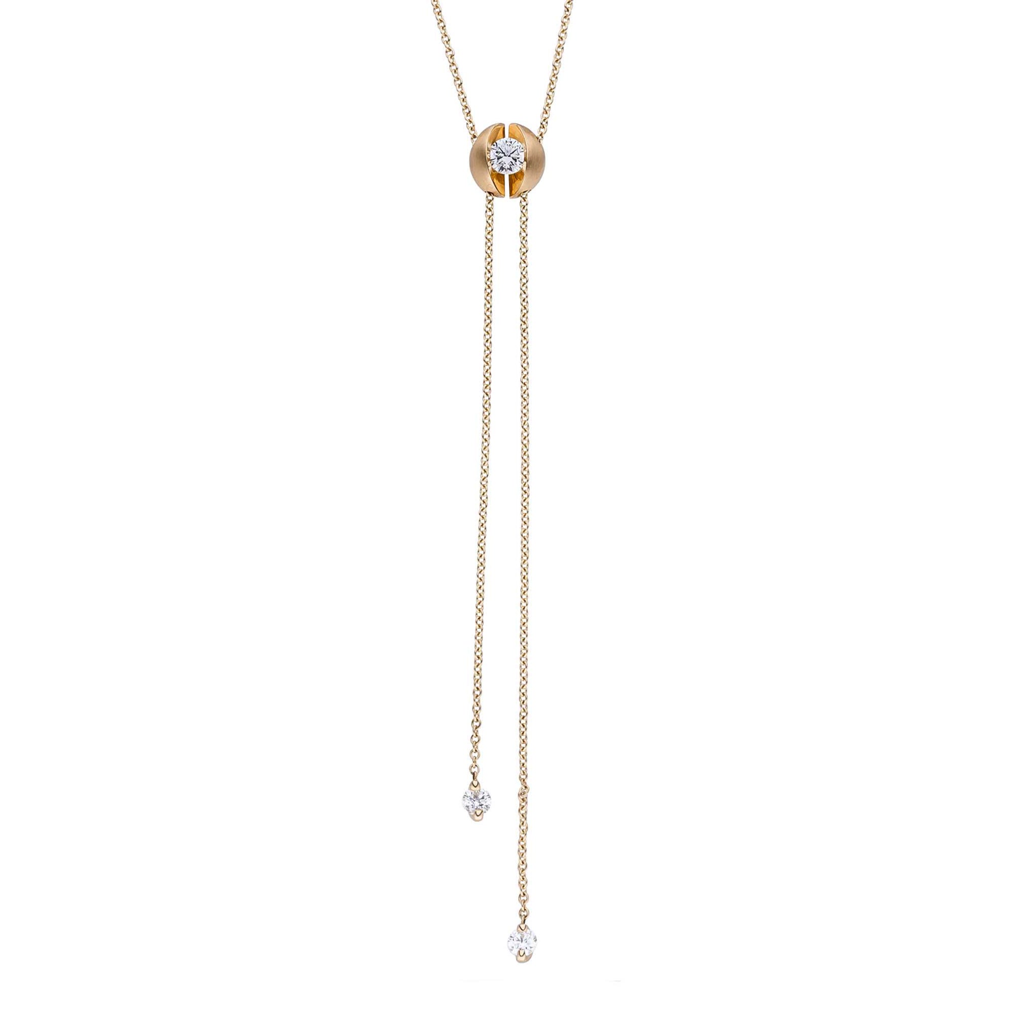 Schaffrath CALLA Collier - 754_CALYA_15_RW (RW) aus Roségold mit Diamant