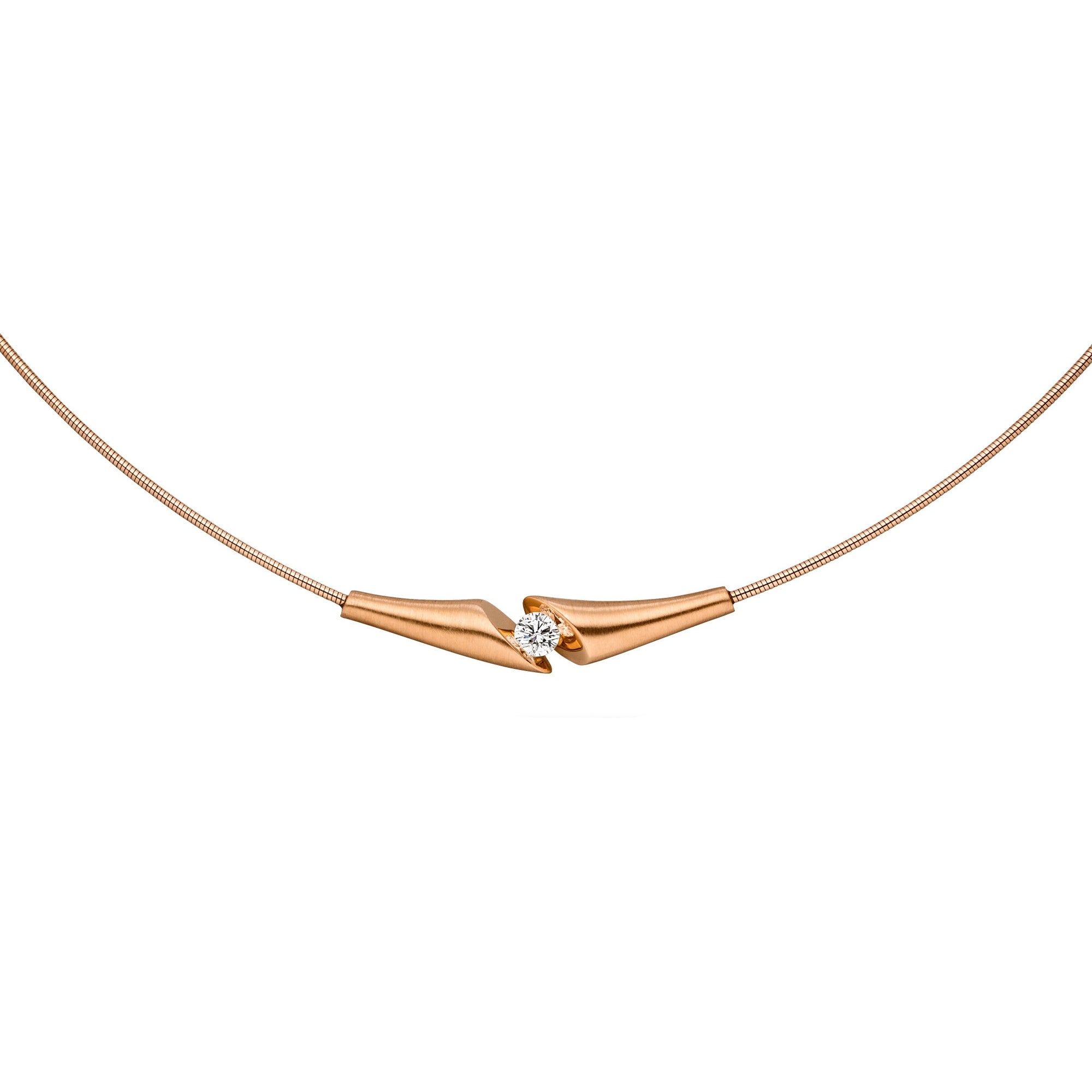 Schaffrath CALLA Collier - 754_CALBA_18_RW (RW) aus Roségold mit Diamant