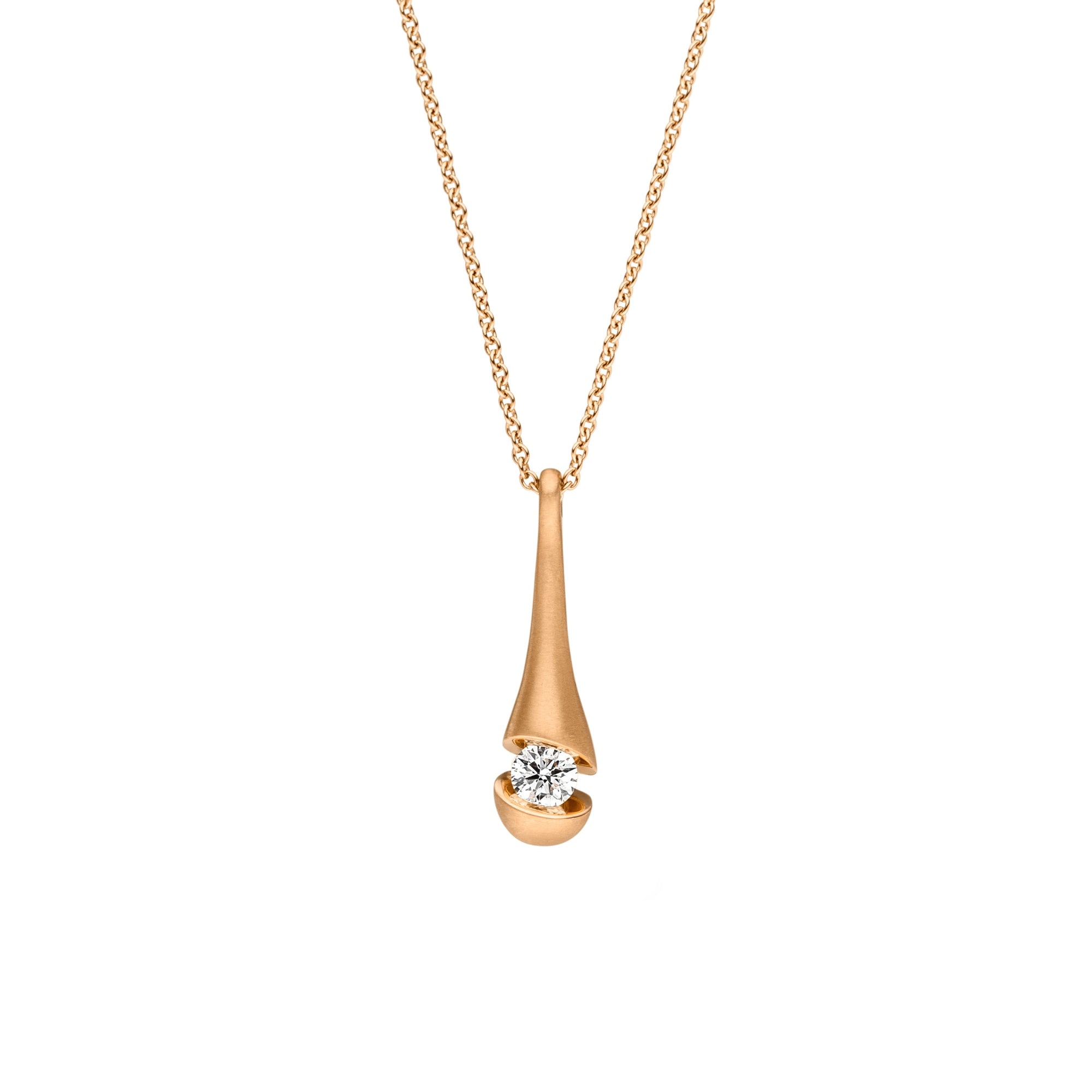 Schaffrath CALLA Collier - 754_CALD3_10_RW (RW) aus Roségold mit Diamant