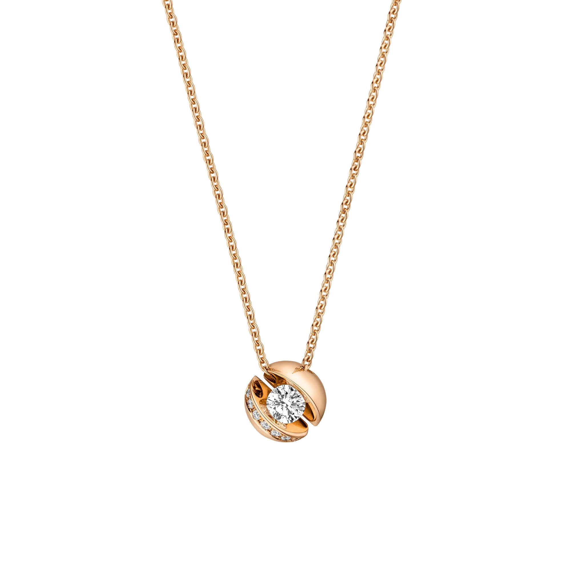Schaffrath CALLA Collier - 754_CALLY_10_RW (RW) aus Roségold mit Diamant