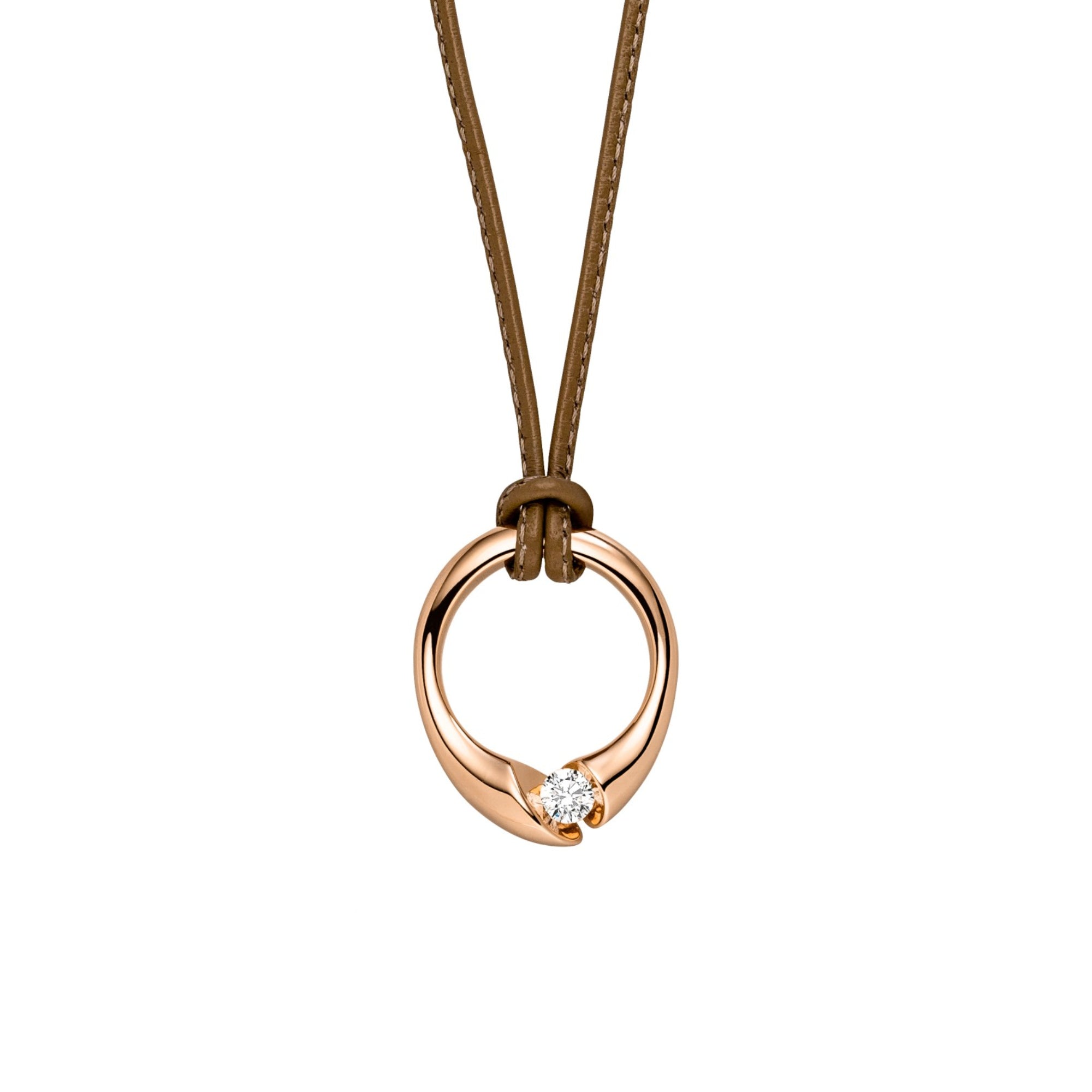 Schaffrath CALLA Collier - 754_CALO1_L3_30_RW (RW) aus Roségold mit Diamant