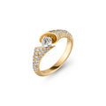 Schaffrath CALLA Diamantring - 118_CALLP_40_GW (GW) aus Gelbgold mit Diamant