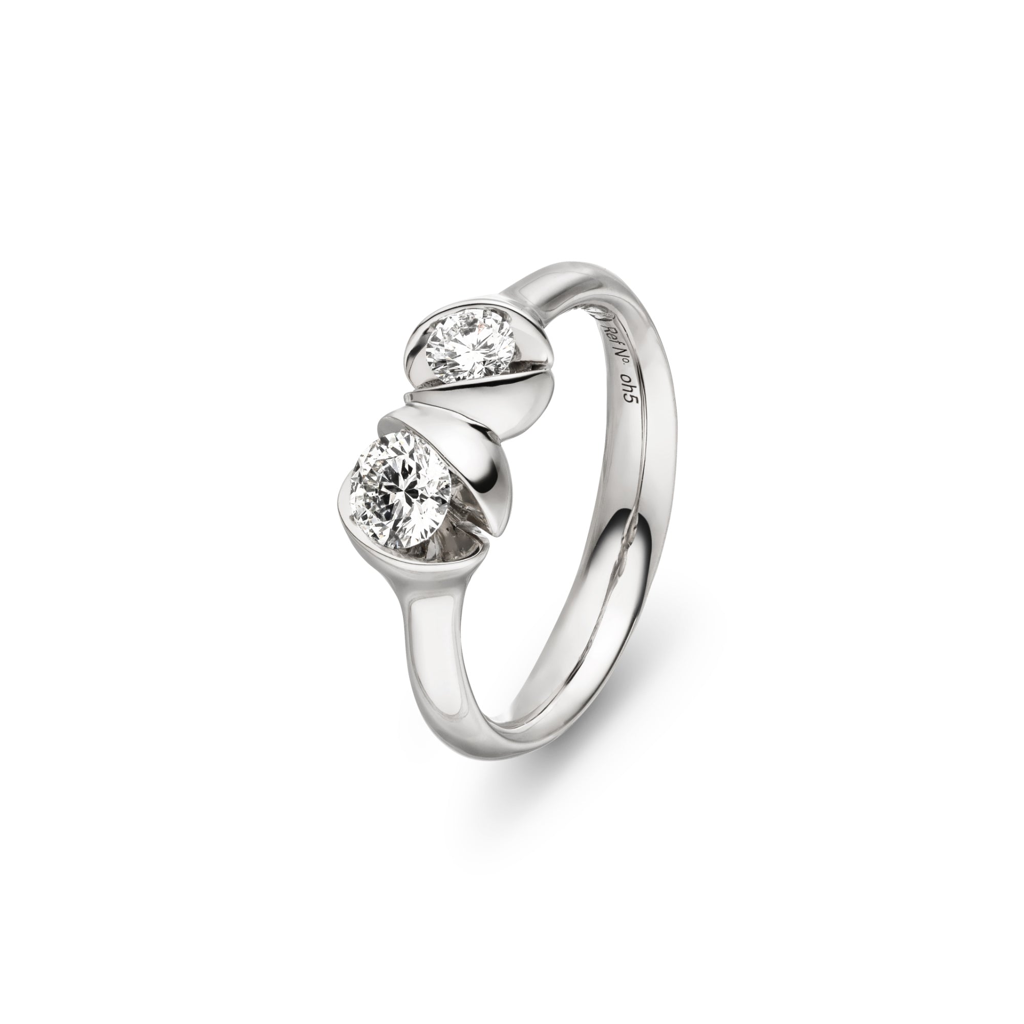 Schaffrath CALLA Diamantring - 218_CABO2_60_WW (WW) aus Weißgold mit Diamant
