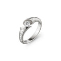 Schaffrath CALLA Diamantring - 218_CALLW_23_WW (WW) aus Weißgold mit Diamant