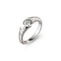 Schaffrath CALLA Diamantring - 218_CALLW_30_WW (WW) aus Weißgold mit Diamant