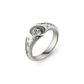 Schaffrath CALLA Diamantring - 218_CALLW_50_WW (WW) aus Weißgold mit Diamant
