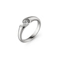 Schaffrath CALLA Diamantring - 218_CALLY_15_WW (WW) aus Weißgold mit Diamant