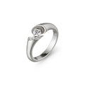 Schaffrath CALLA Diamantring - 218_CALLY_30_WW (WW) aus Weißgold mit Diamant