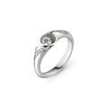 Schaffrath CALLA Diamantring - 218_CALLZ_23_WW (WW) aus Weißgold mit Diamant
