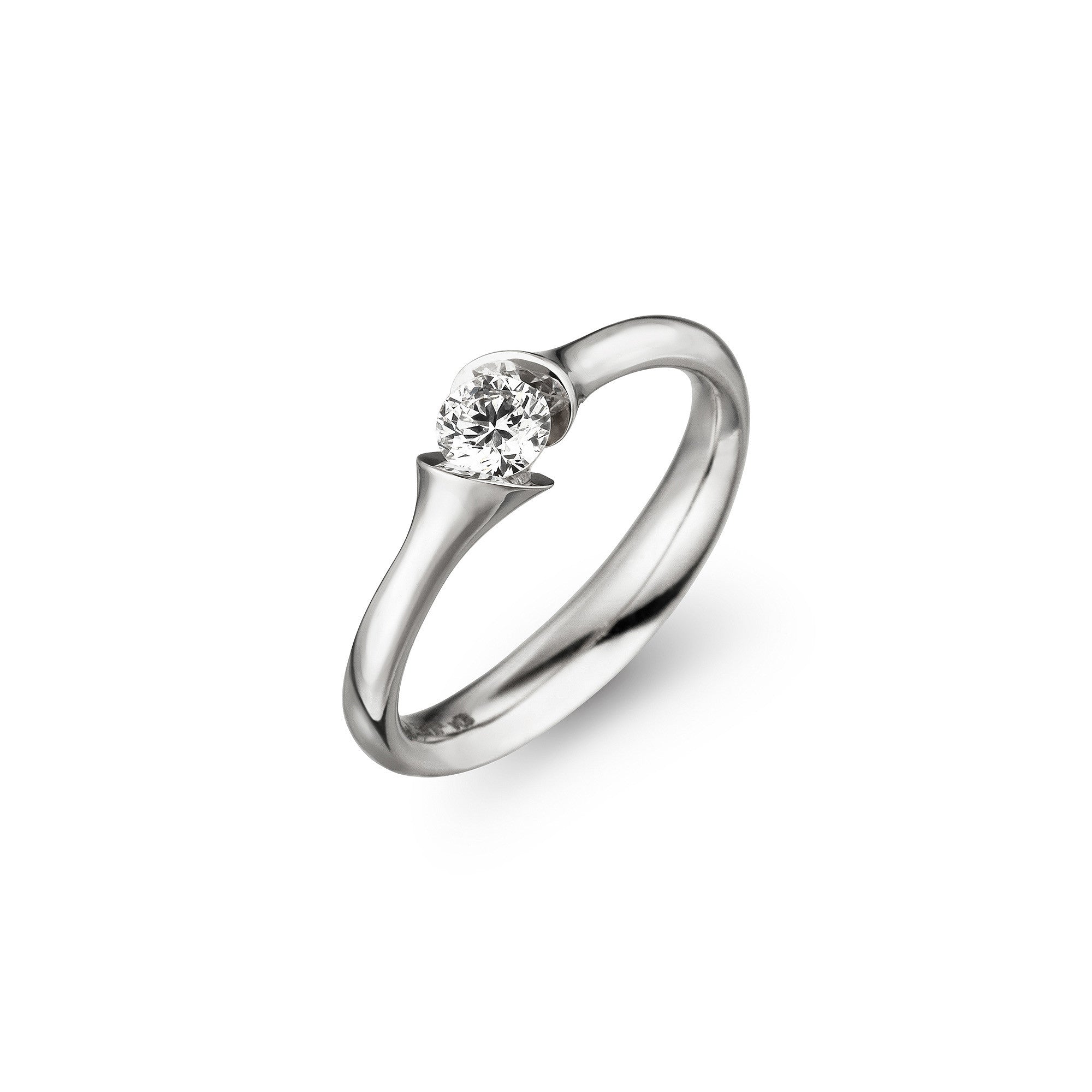 Schaffrath CALLA Diamantring - 218_CALSO_30_WW (WW) aus Weißgold mit Diamant